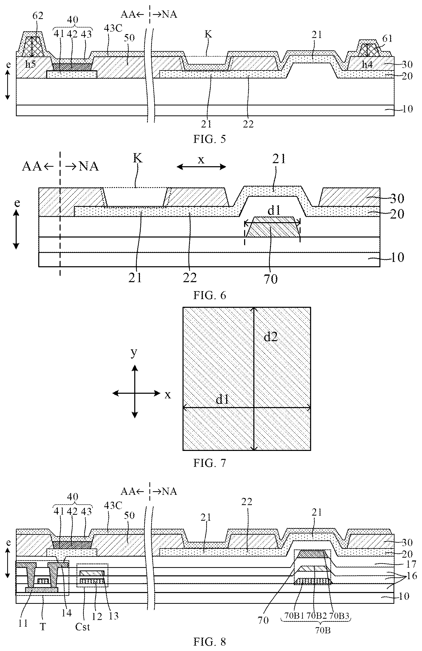 Patent US12317698 Figure 2 – Display panel and display device