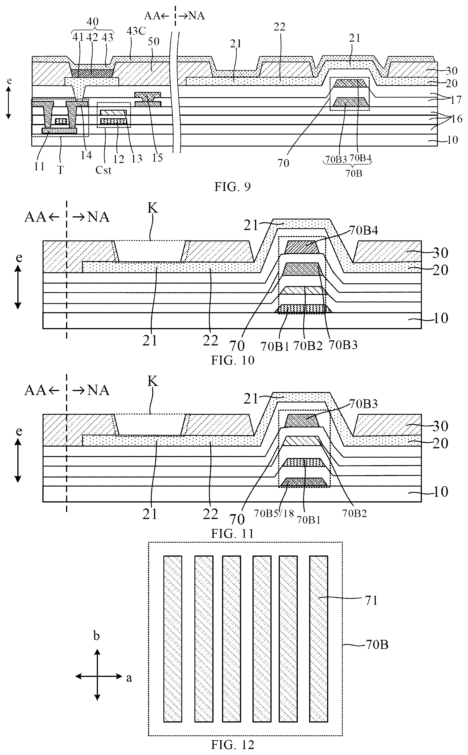 Patent US12317698 Figure 3 – Display panel and display device
