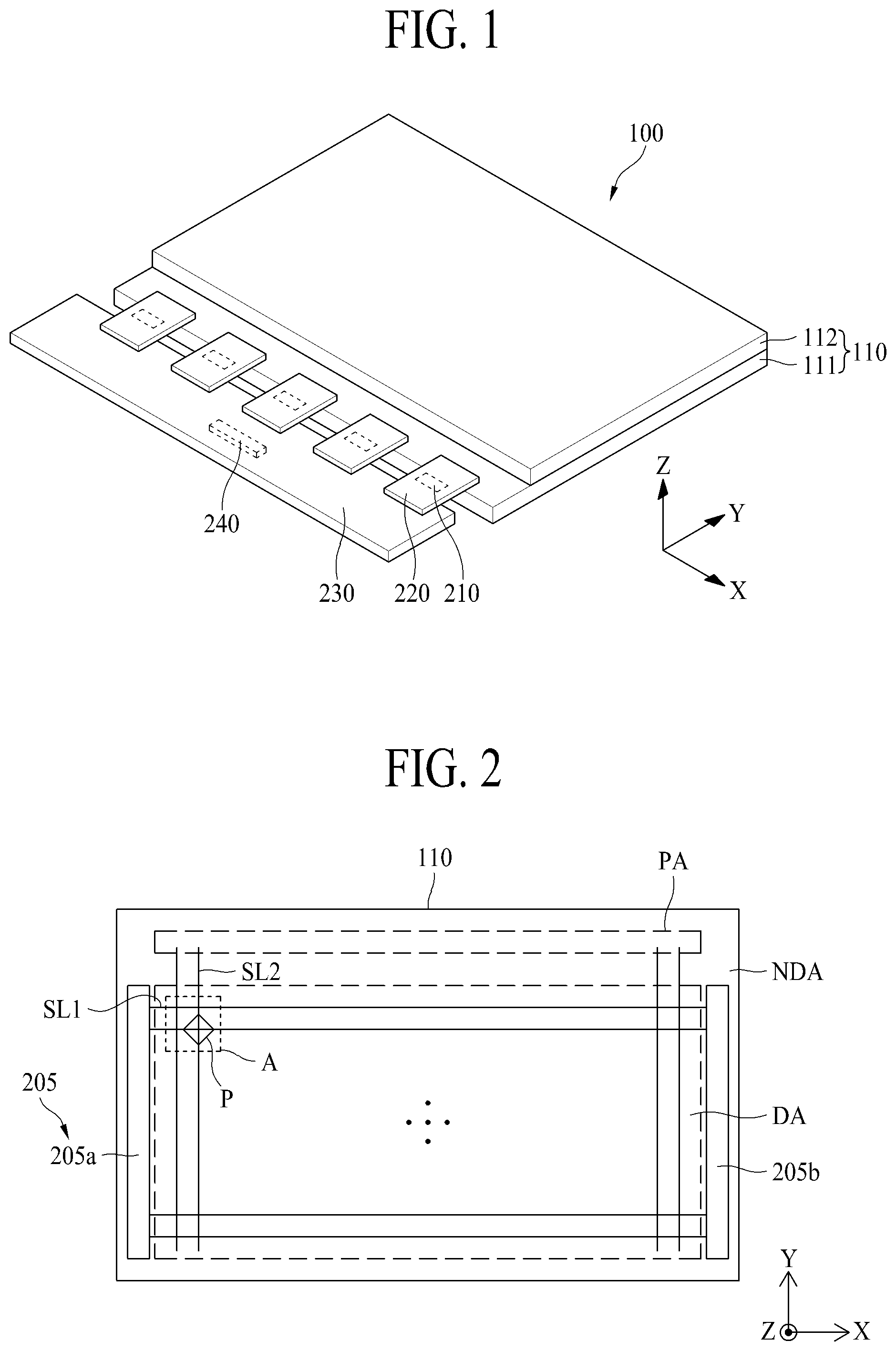 Patent US12317700 Figure 1 – Transparent display device