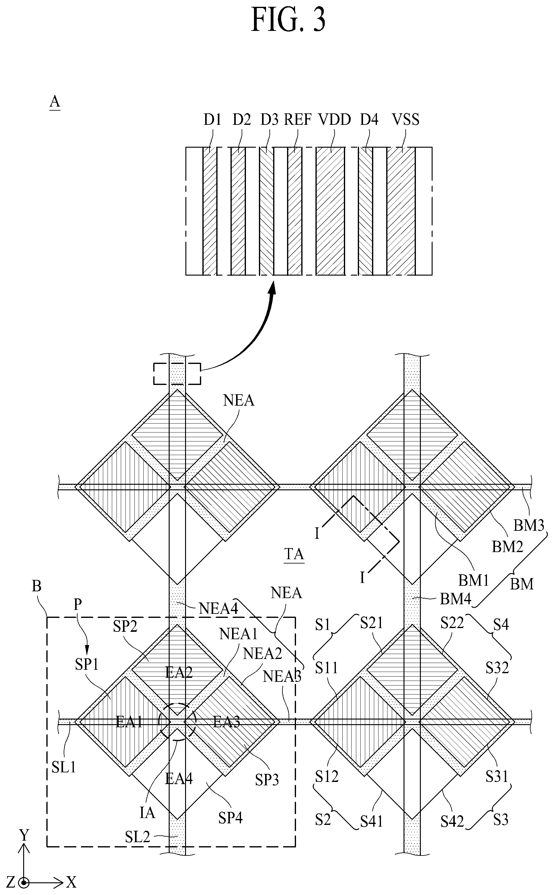 Patent US12317700 Figure 2 – Transparent display device