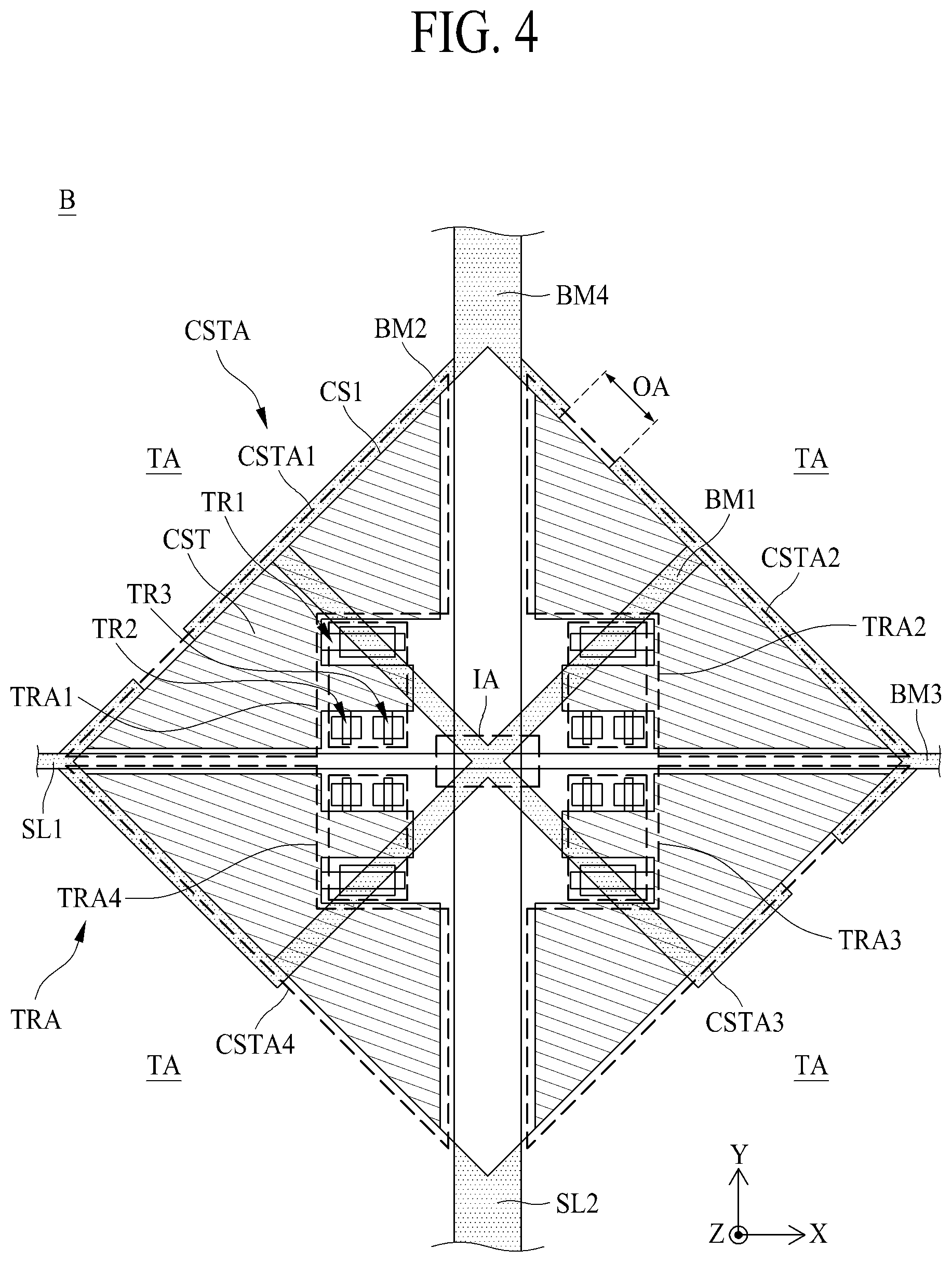 Patent US12317700 Figure 3 – Transparent display device
