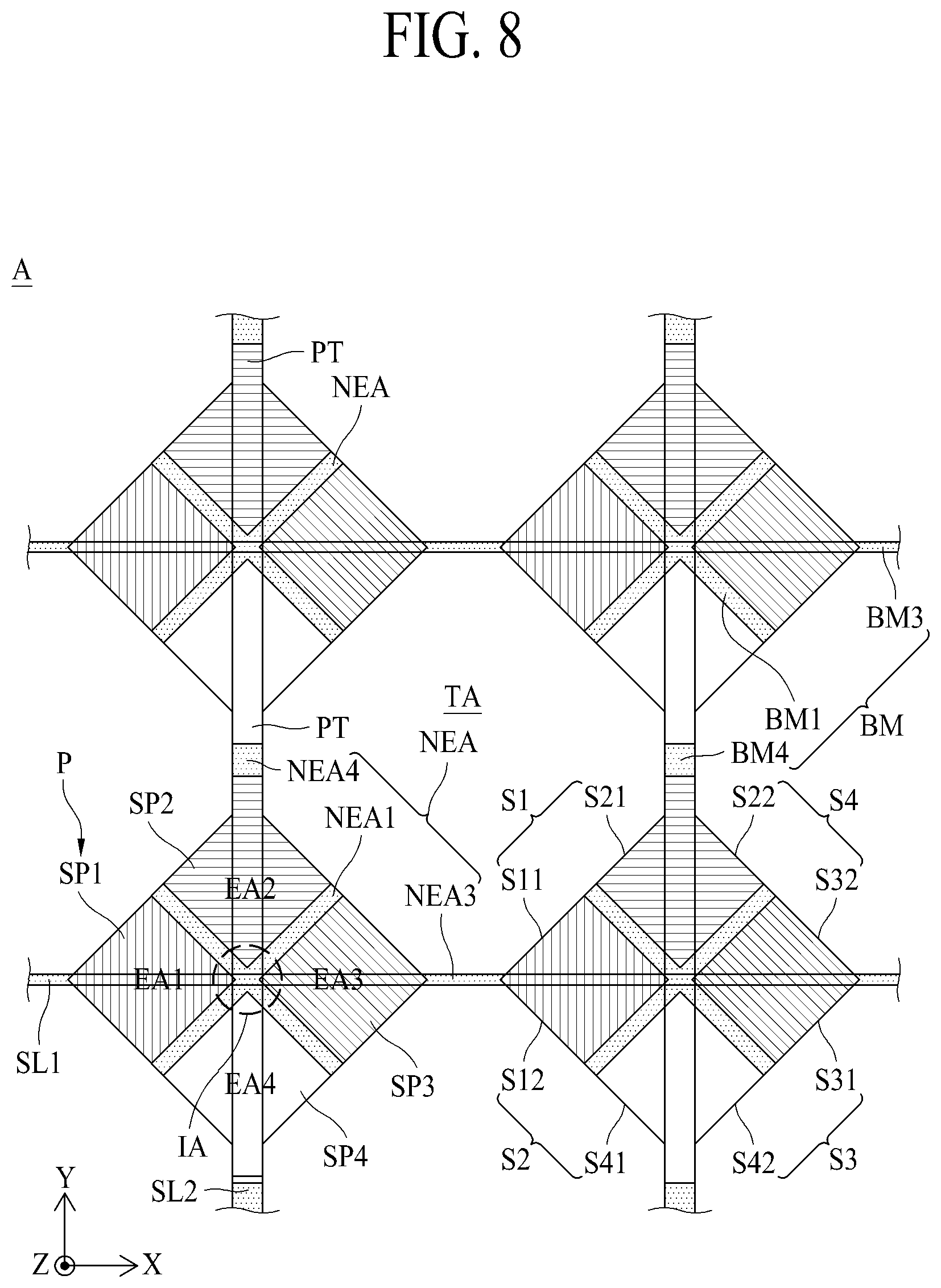 Patent US12317700 Figure 7 – Transparent display device