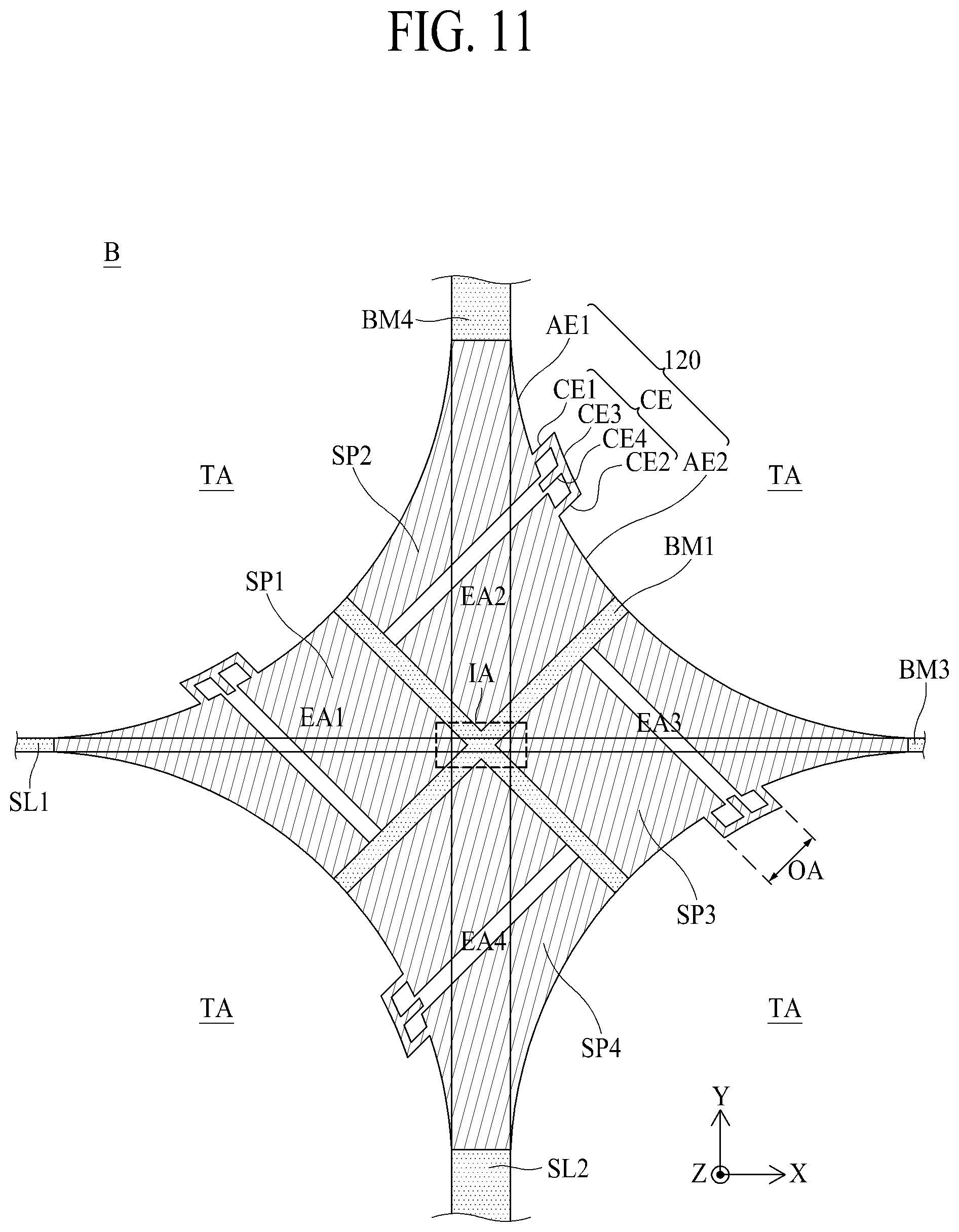 Patent US12317700 Figure 10 – Transparent display device