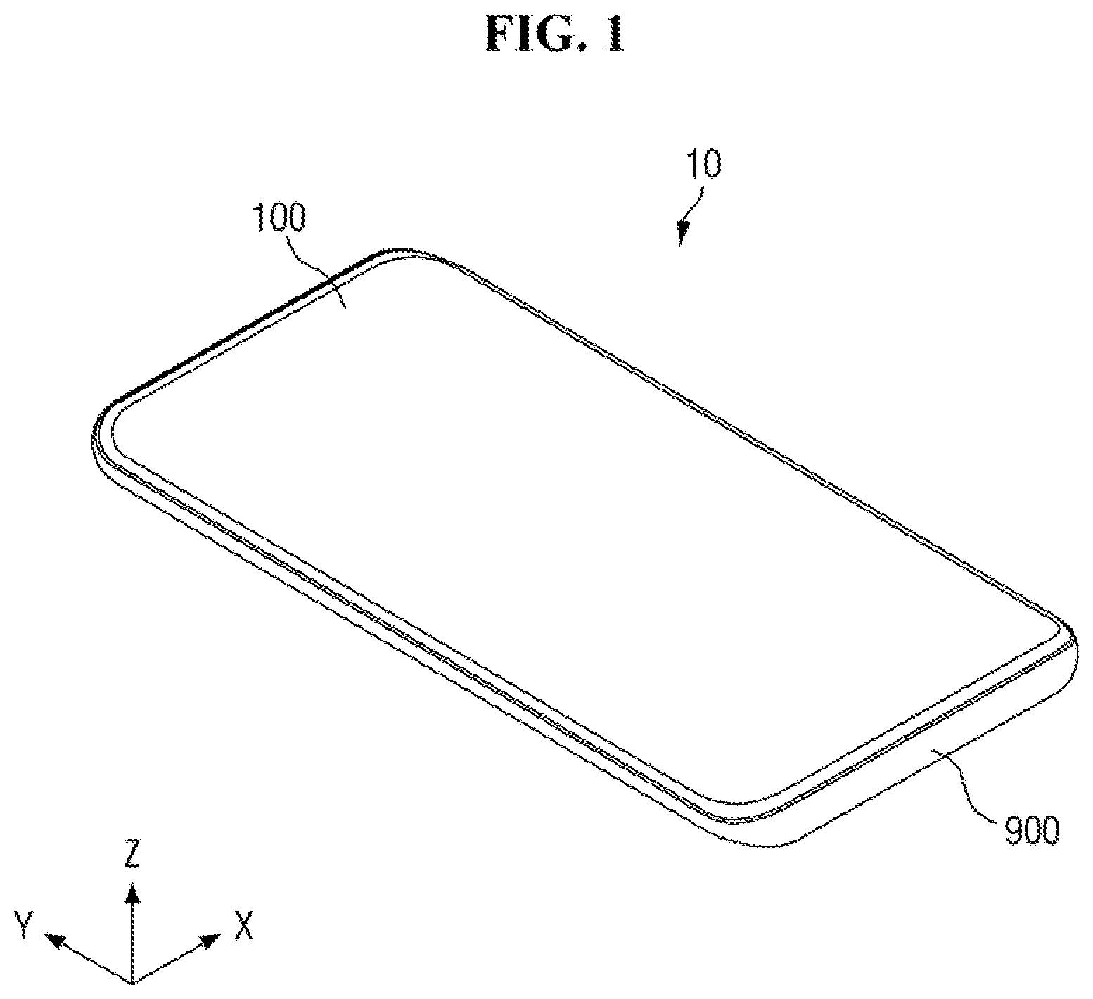 Patent US12317701 Figure 1 – Display device