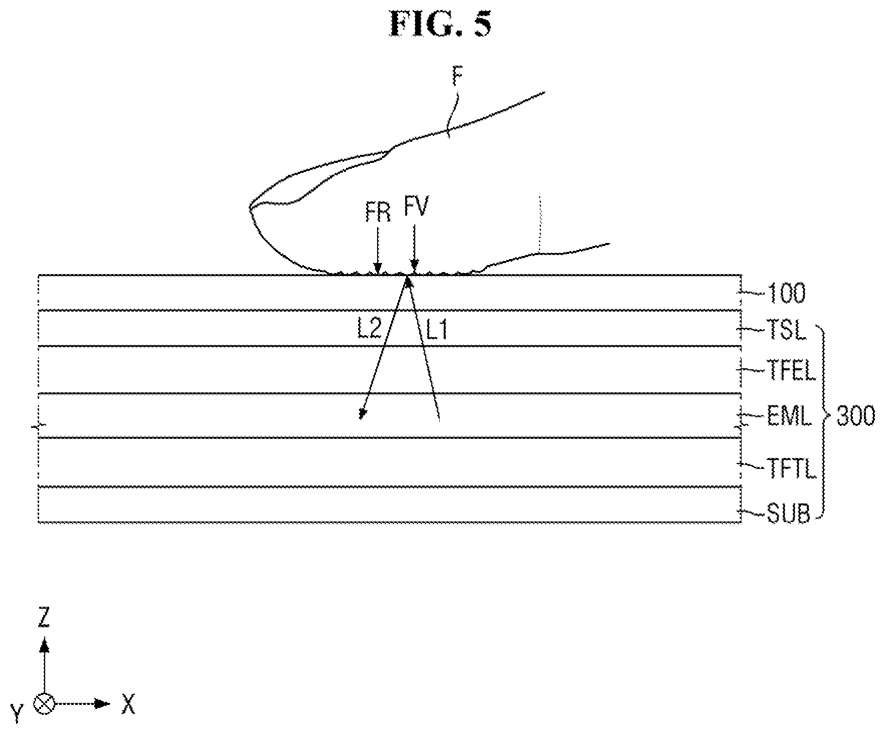 Patent US12317701 Figure 5 – Display device