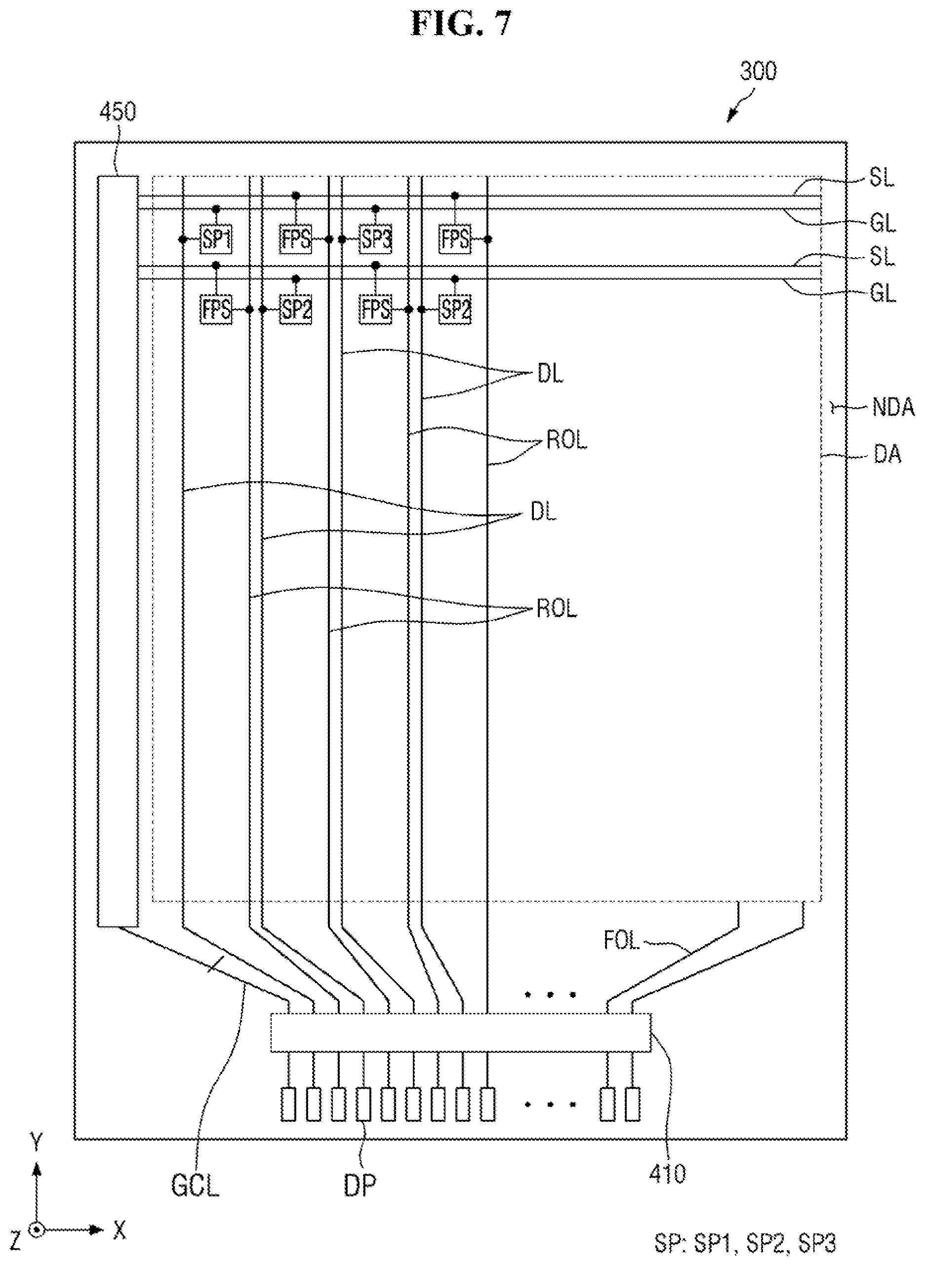 Patent US12317701 Figure 7 – Display device