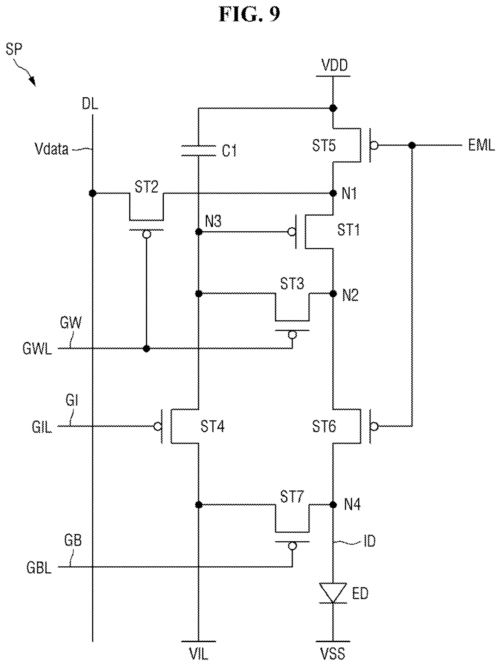 Patent US12317701 Figure 9 – Display device