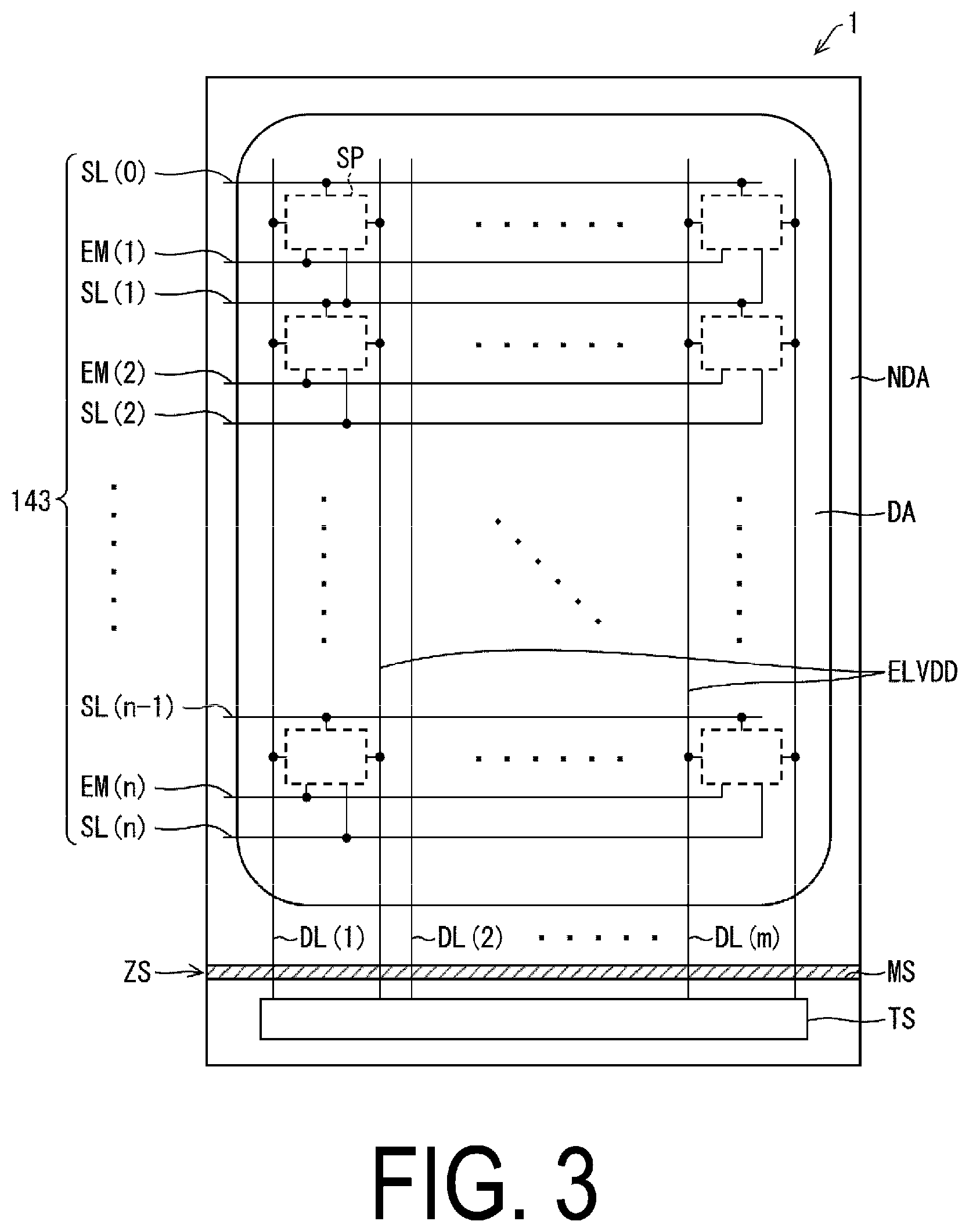 Patent US12317706 Figure 3 – Display device