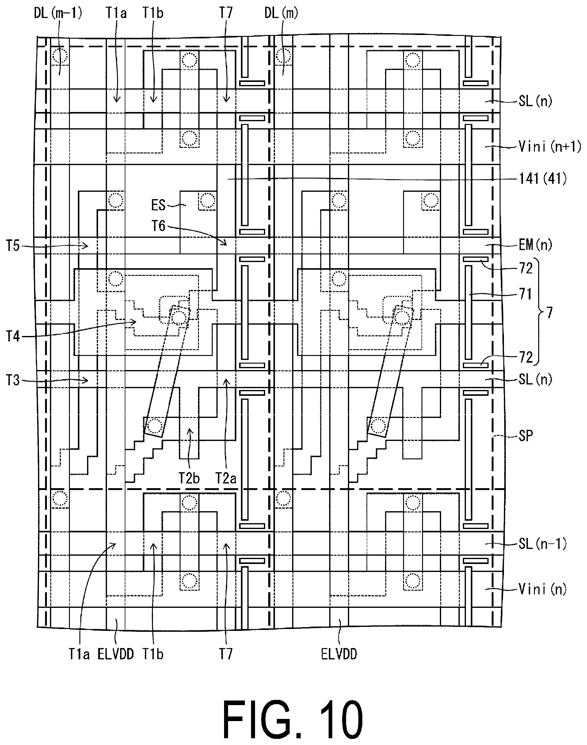 Patent US12317706 Figure 10 – Display device