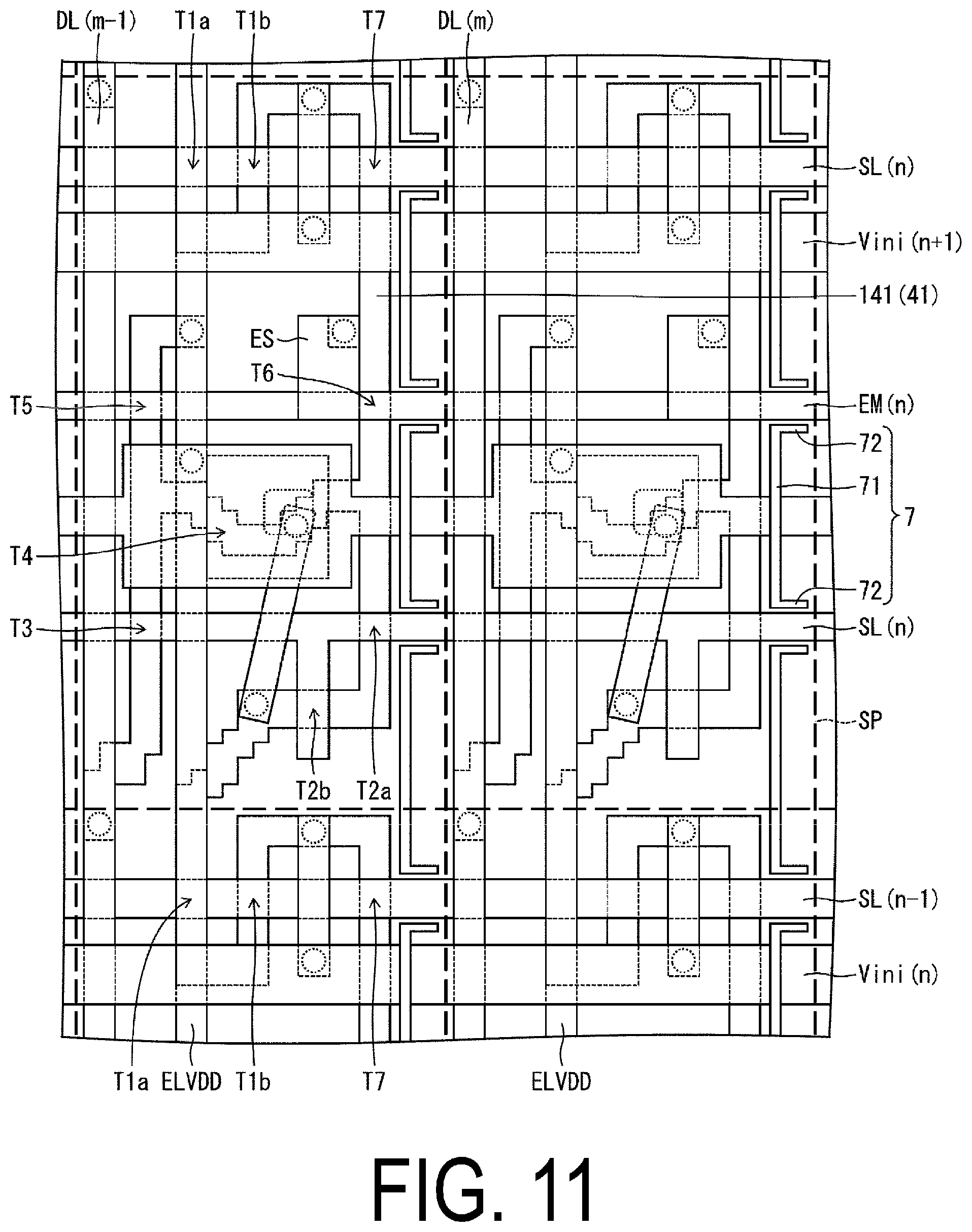 Patent US12317706 Figure 11 – Display device