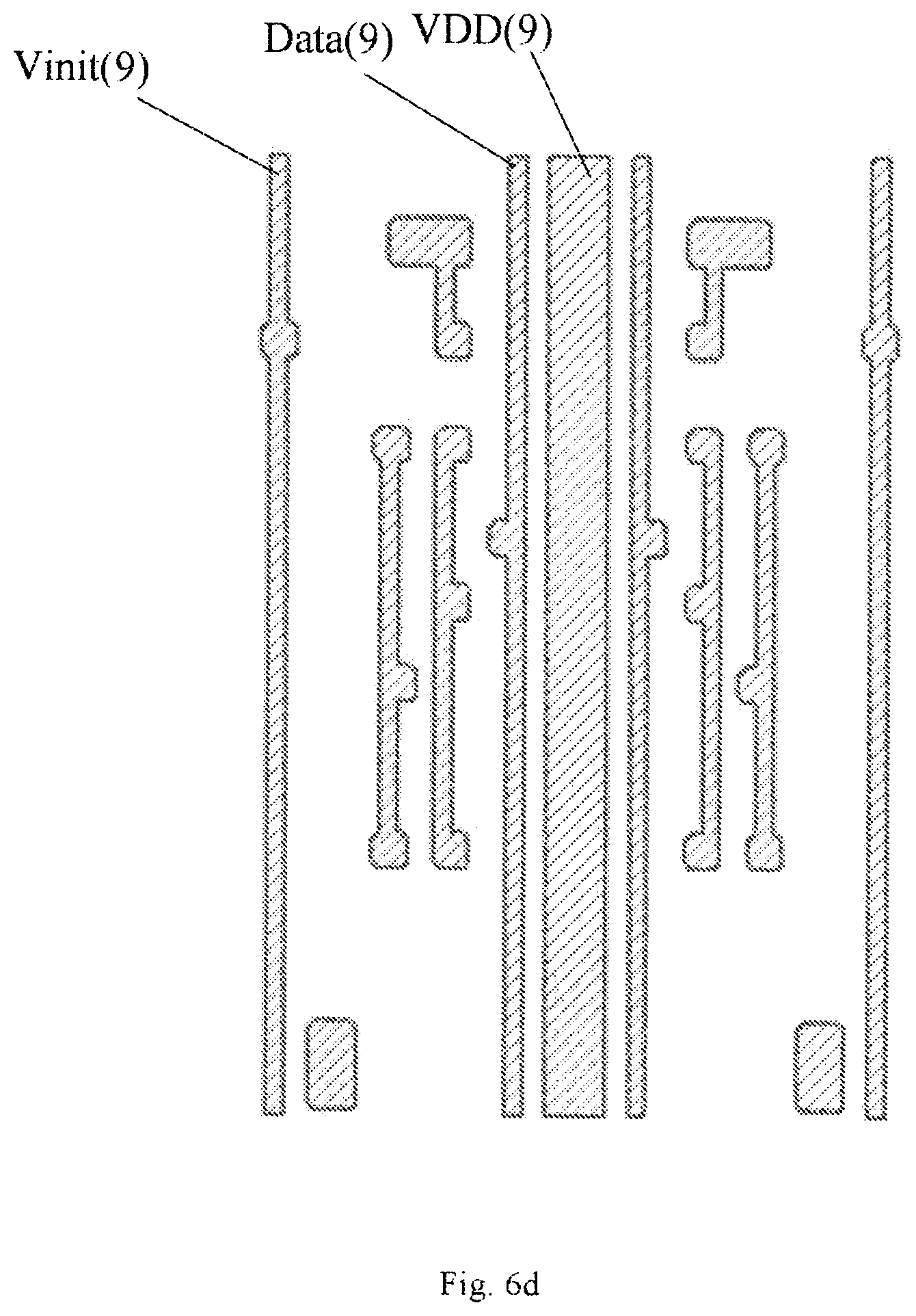 Patent US12317707 Figure 8 – Display substrate including first reference voltage line being electrically coupled to first reference voltage auxiliary line through via holes penetrating through insulation layer therebetween, and display device having the same