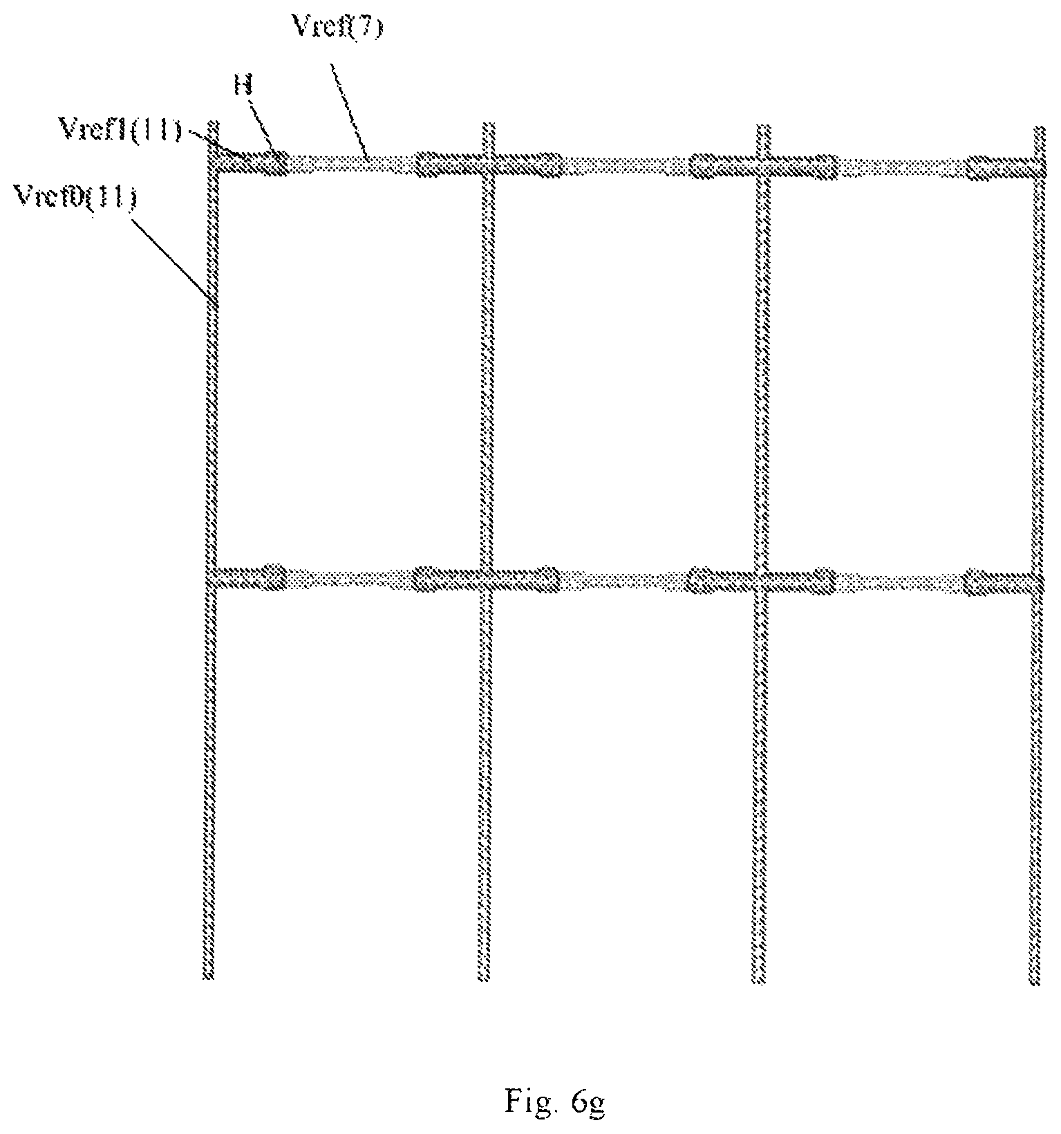 Patent US12317707 Figure 11 – Display substrate including first reference voltage line being electrically coupled to first reference voltage auxiliary line through via holes penetrating through insulation layer therebetween, and display device having the same
