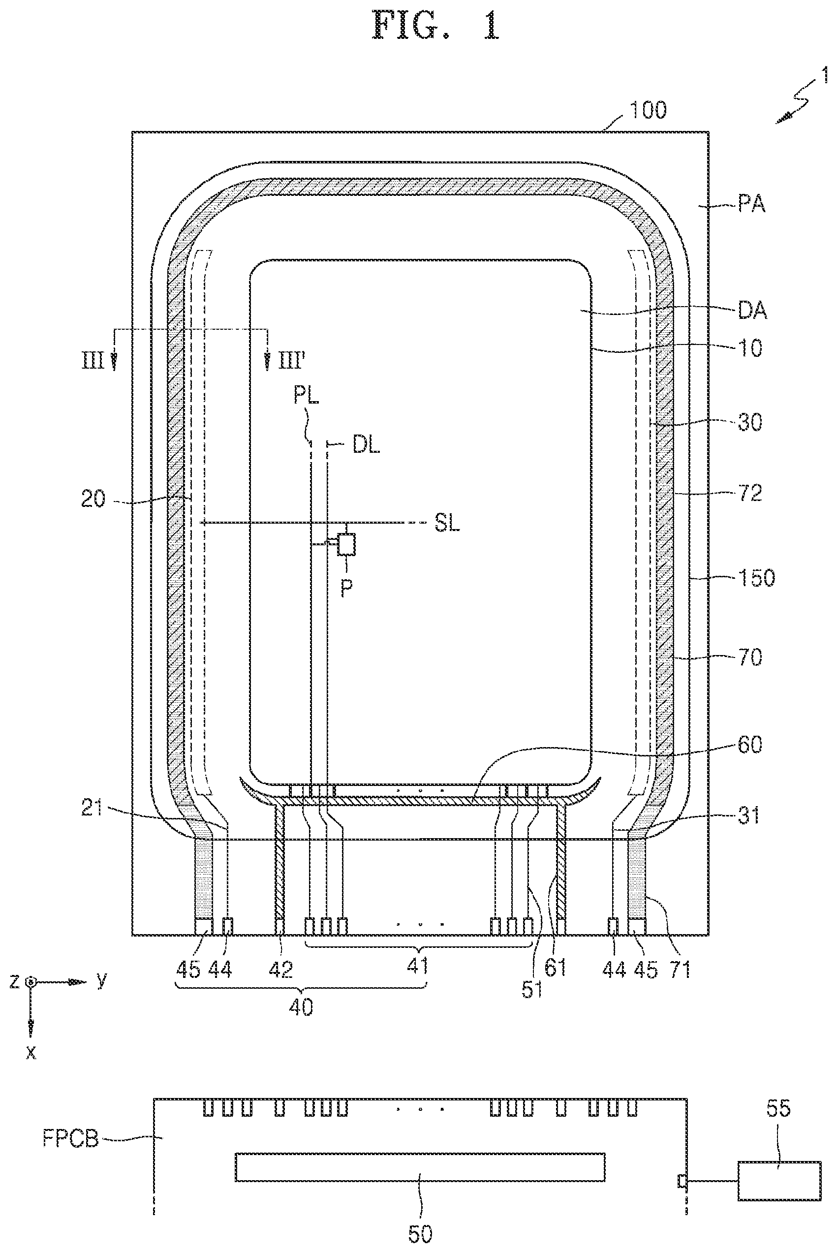 Patent US12317708 Figure 1 – Display apparatus