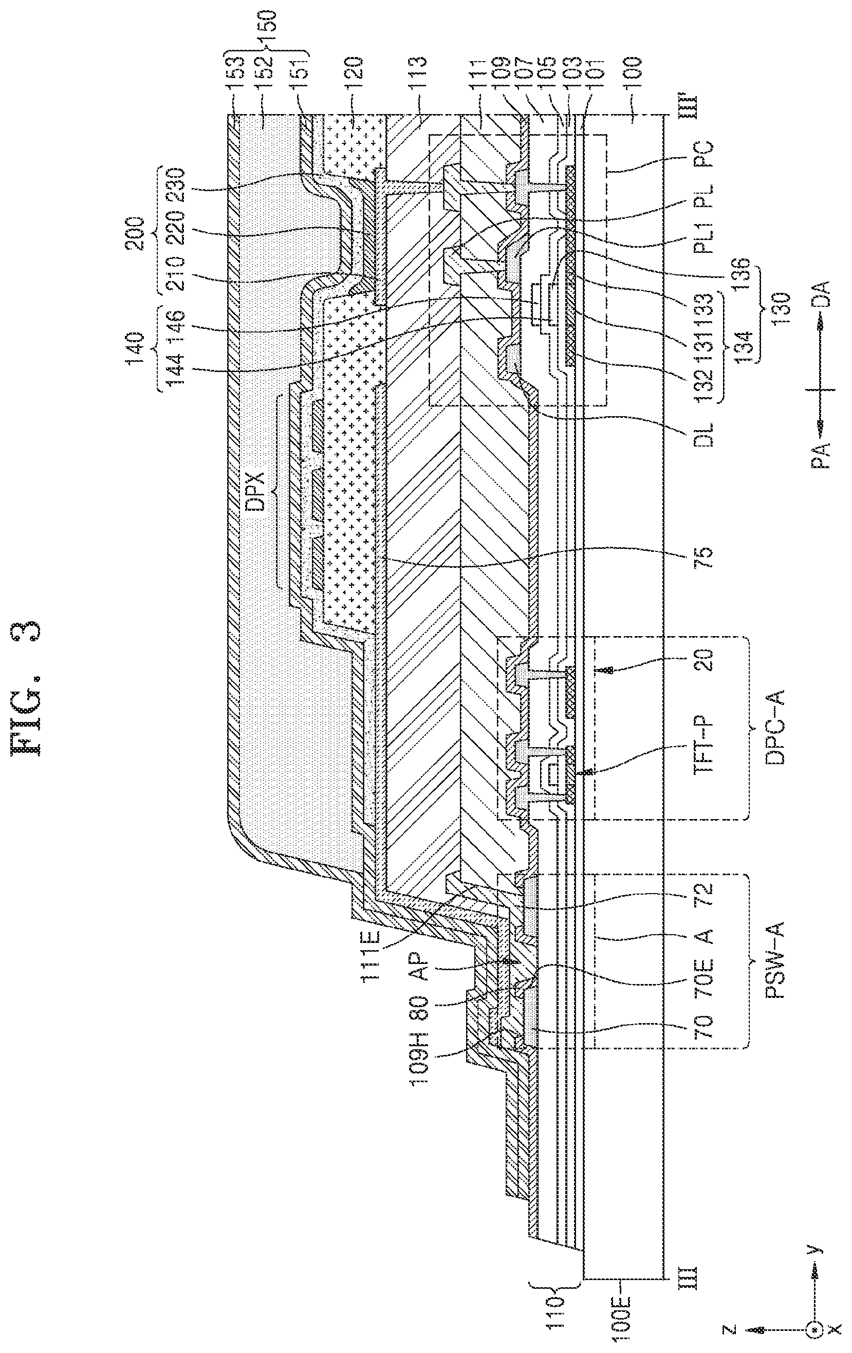 Patent US12317708 Figure 3 – Display apparatus