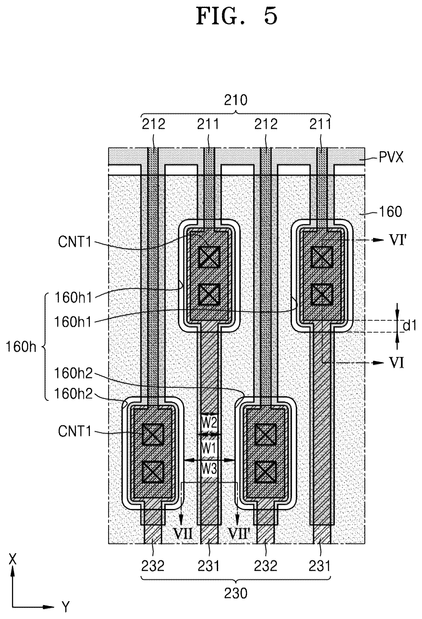 Patent US12317709 Figure 5 – Bendable display device