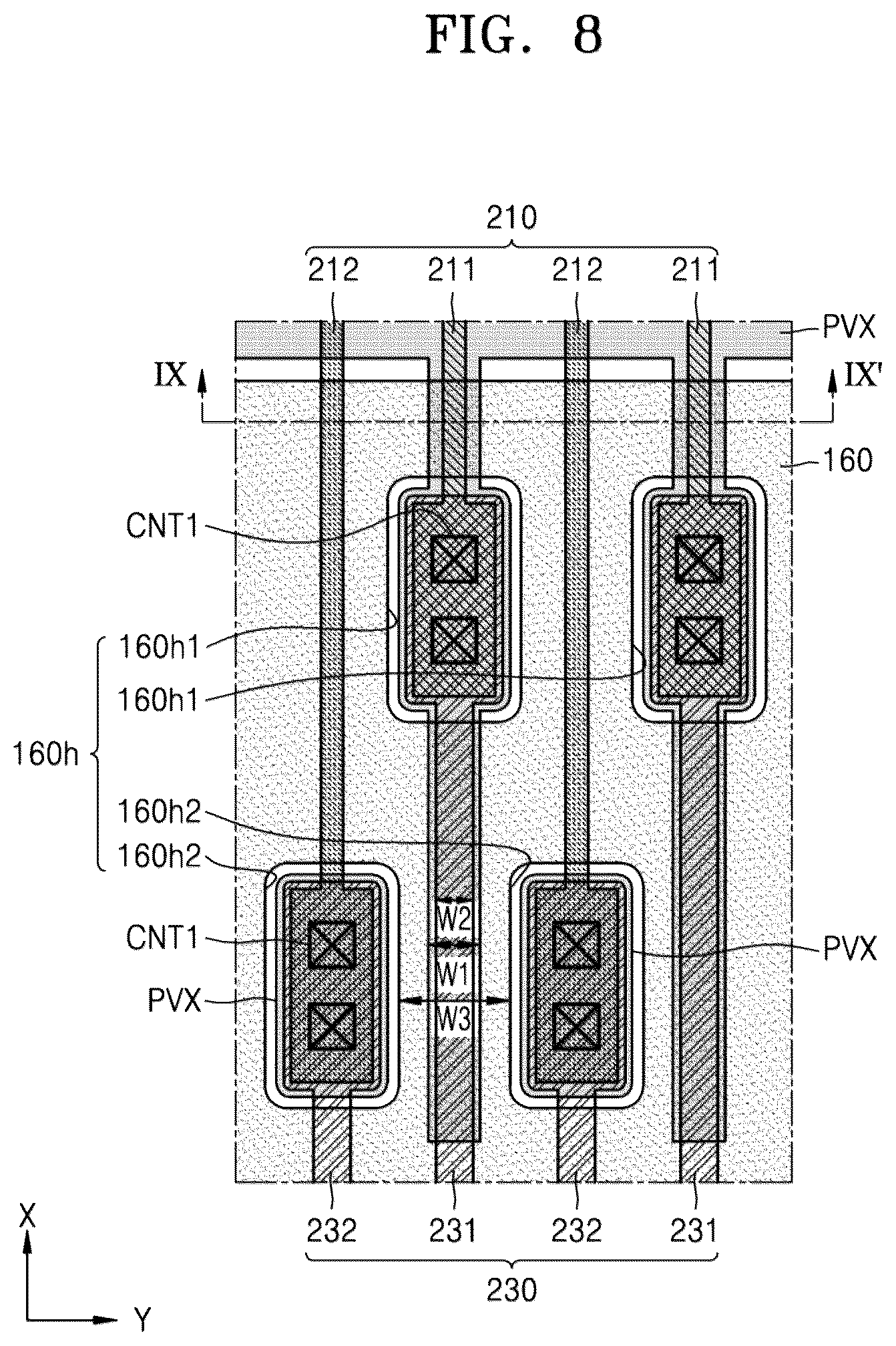Patent US12317709 Figure 8 – Bendable display device