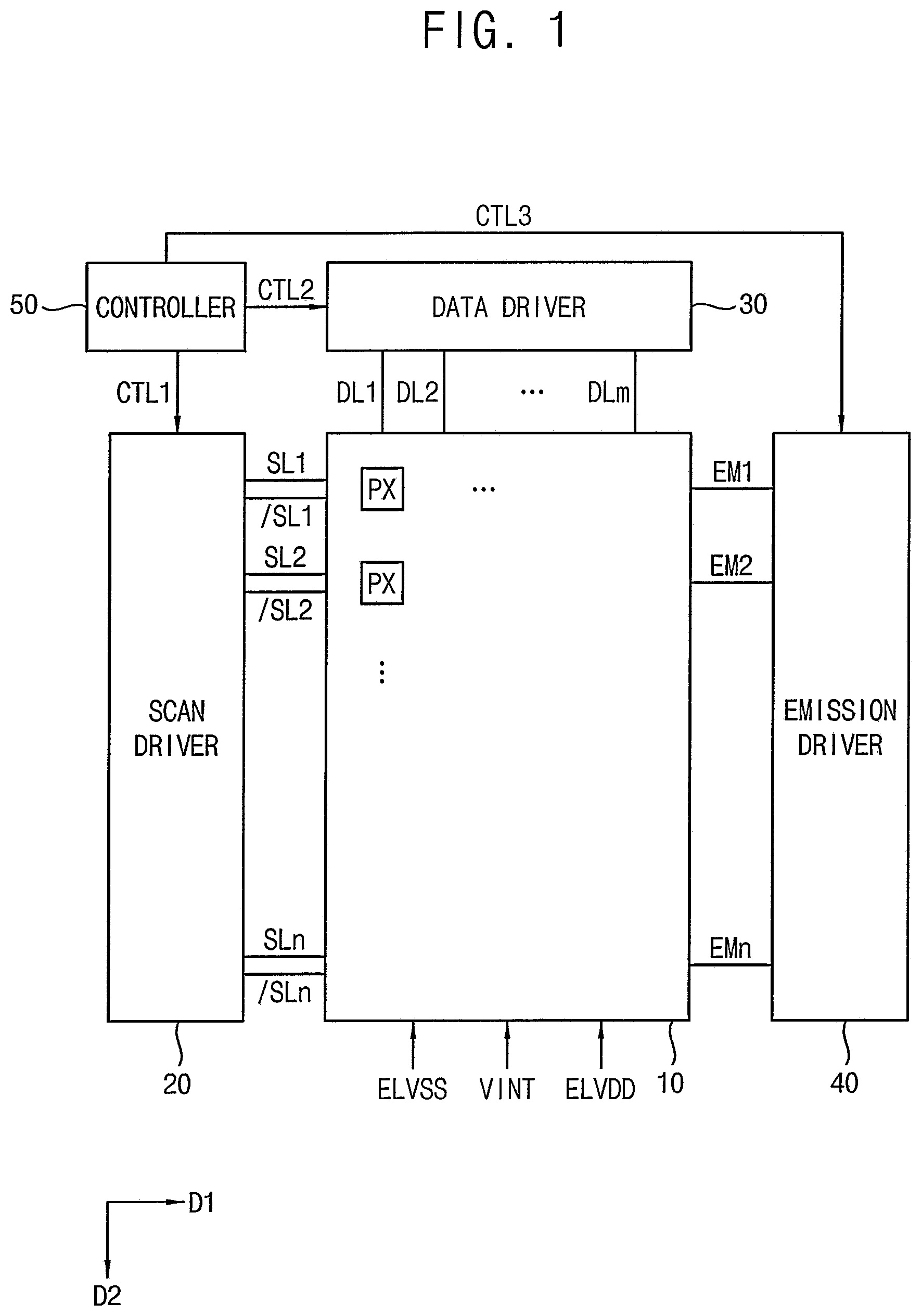 Patent US12317710 Figure 1 – Method of determining the spread of an organic layer in an oled