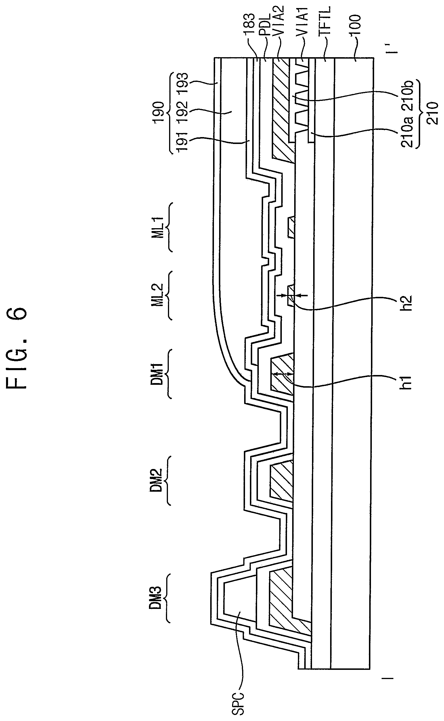 Patent US12317710 Figure 6 – Method of determining the spread of an organic layer in an oled