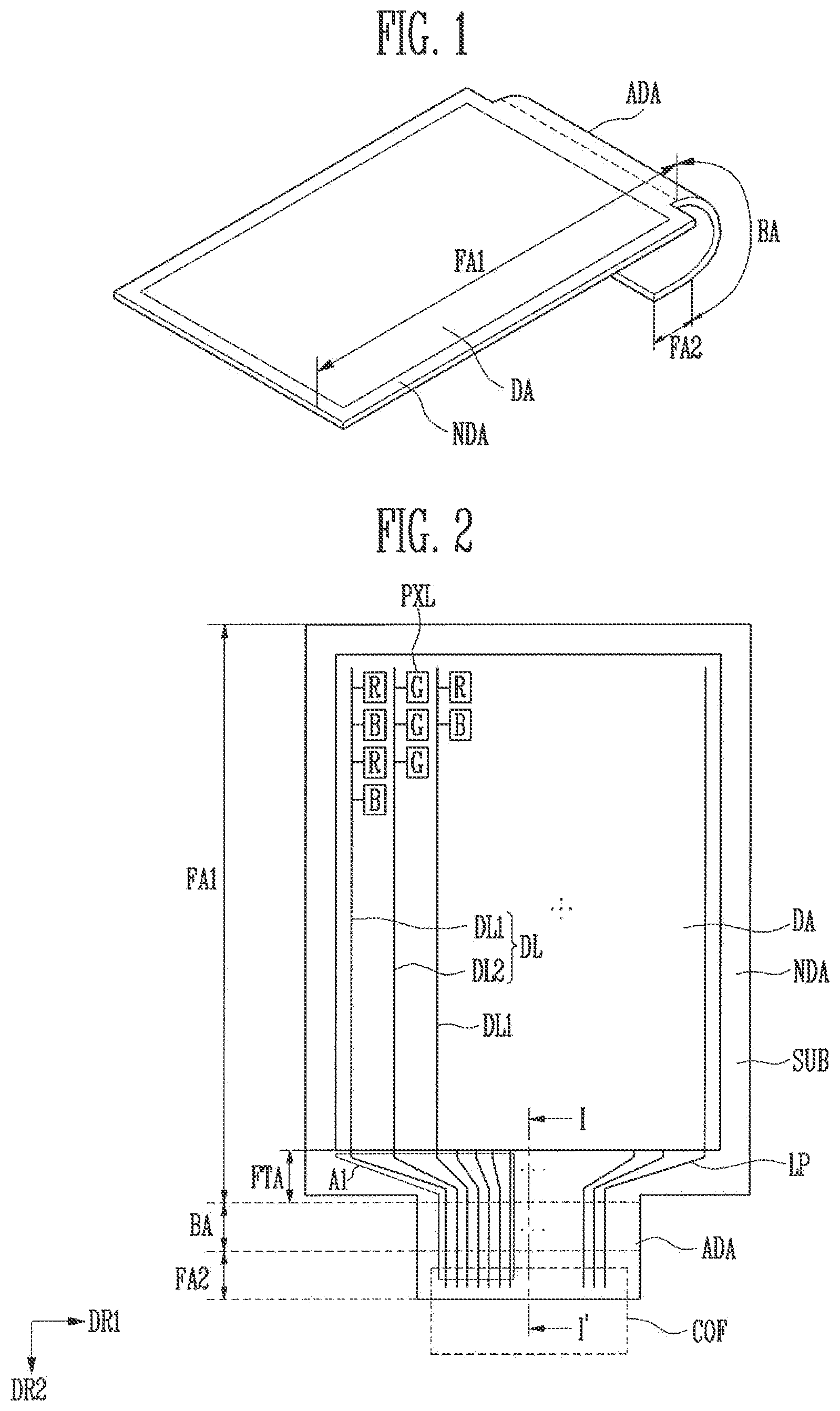 Patent US12317712 Figure 1 – Display device