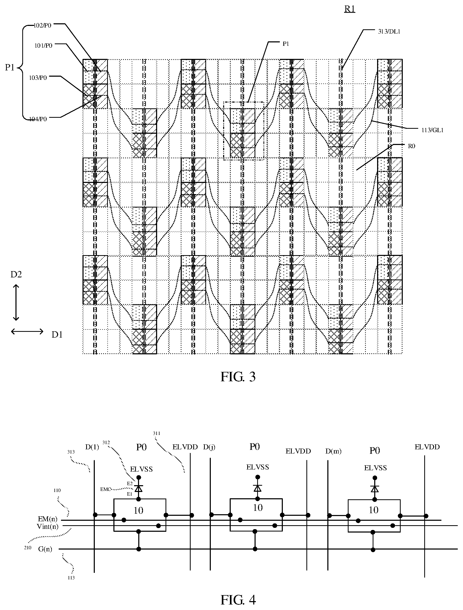 Patent US12317717 Figure 3 – Display panel and display device