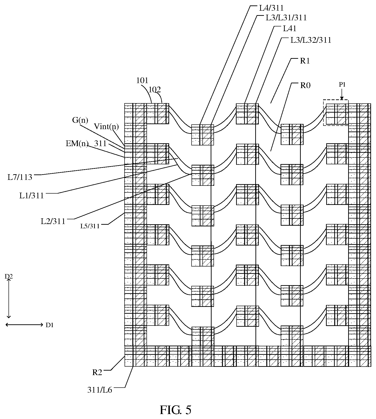 Patent US12317717 Figure 4 – Display panel and display device
