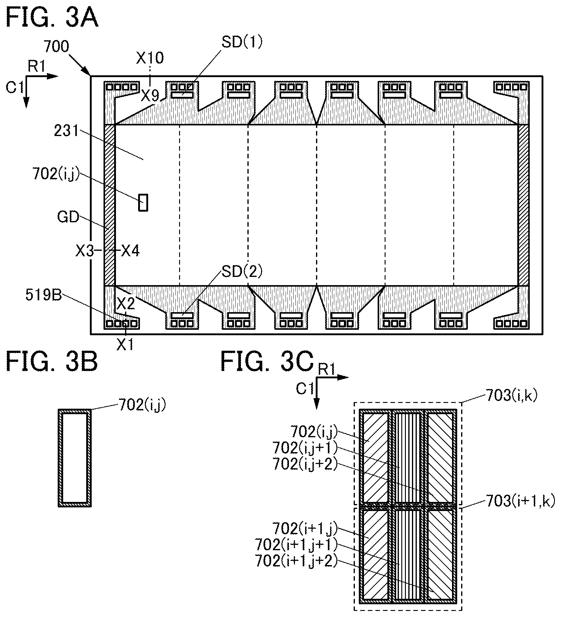 Patent US12317723 Figure 3 – Display panel, display device, input/output device, and data processing device