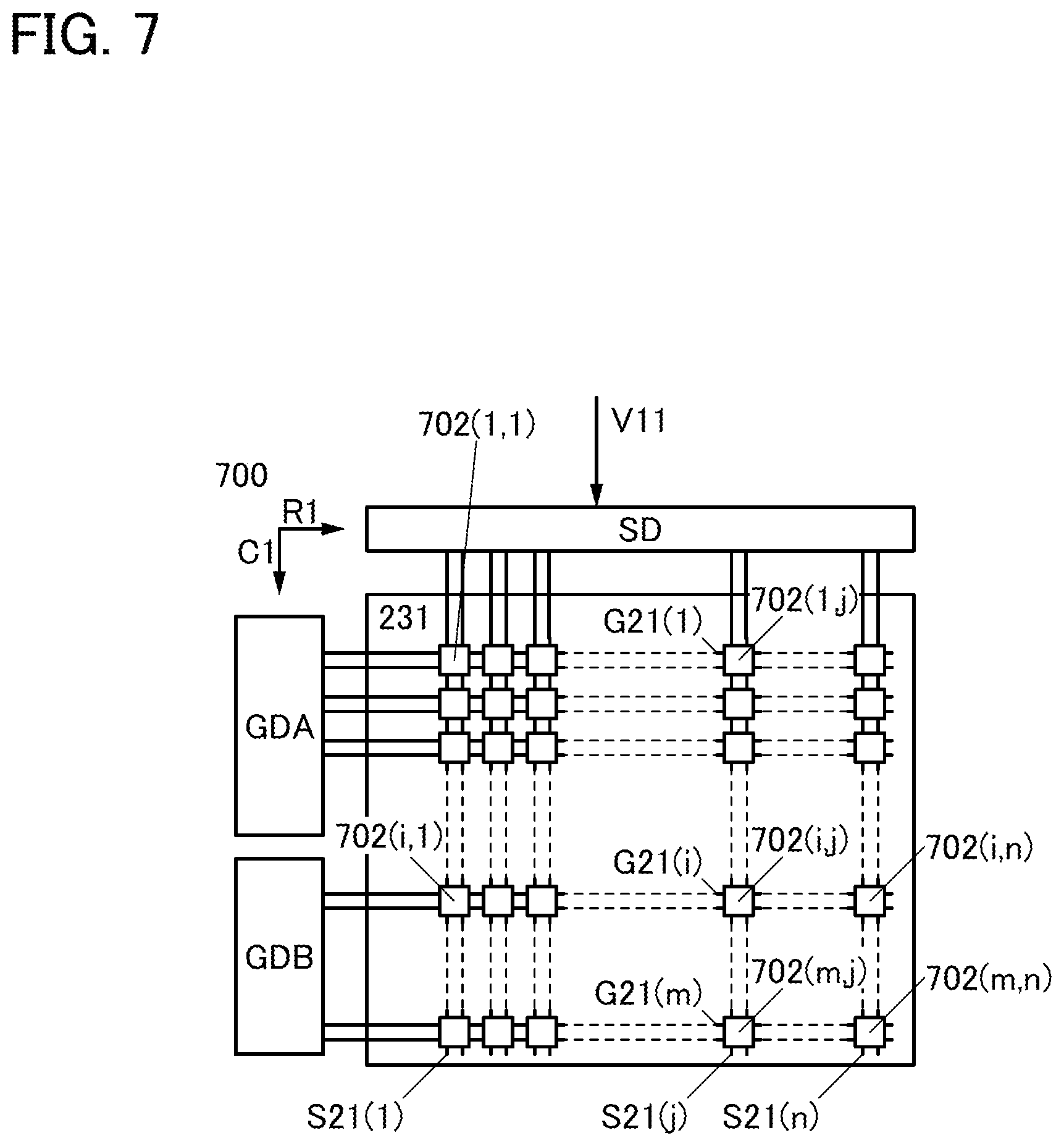 Patent US12317723 Figure 7 – Display panel, display device, input/output device, and data processing device