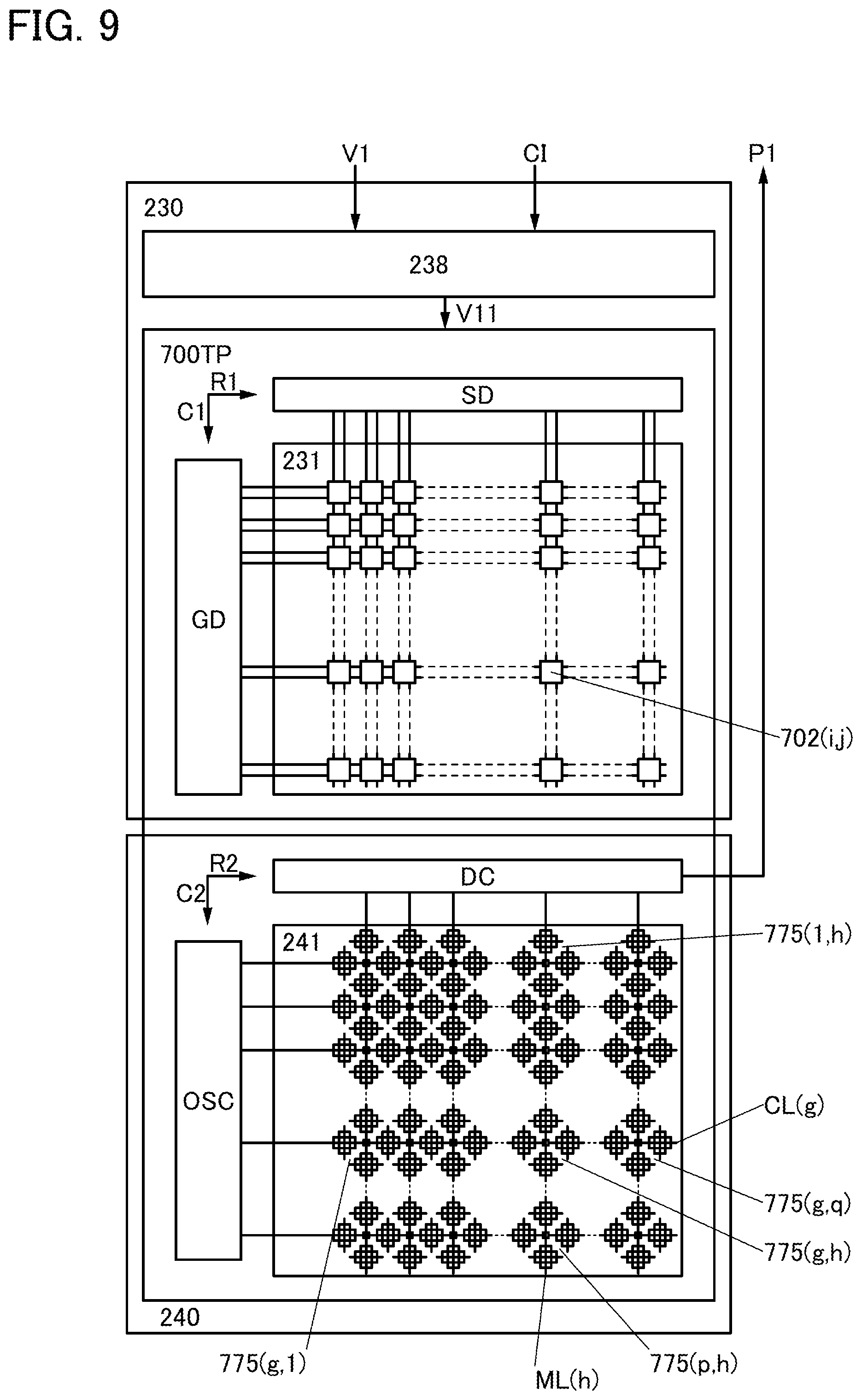 Patent US12317723 Figure 9 – Display panel, display device, input/output device, and data processing device