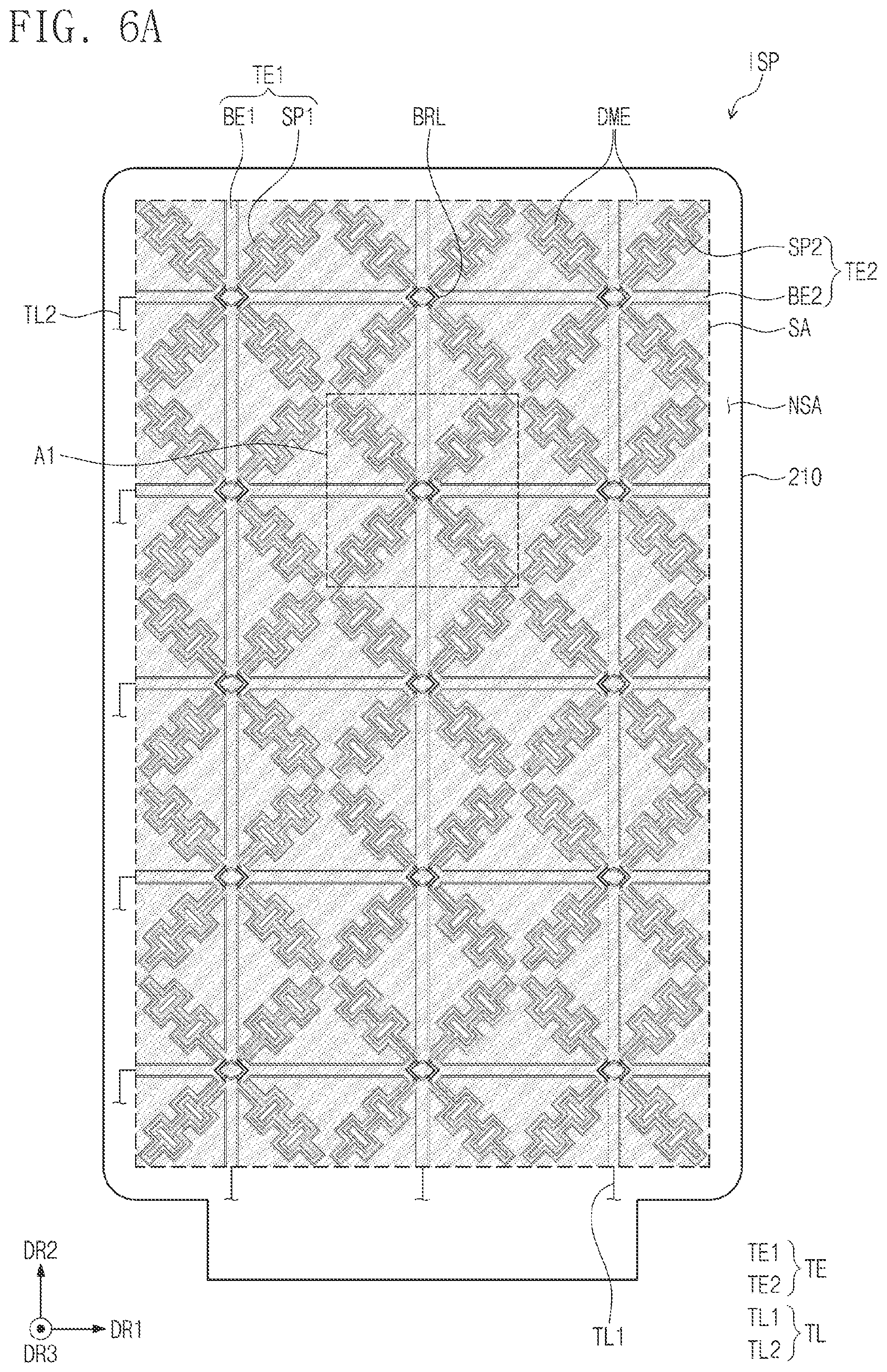 Patent US12317725 Figure 9 – Display device having an input sensing layer including a dummy electrode and method of manufacturing the same