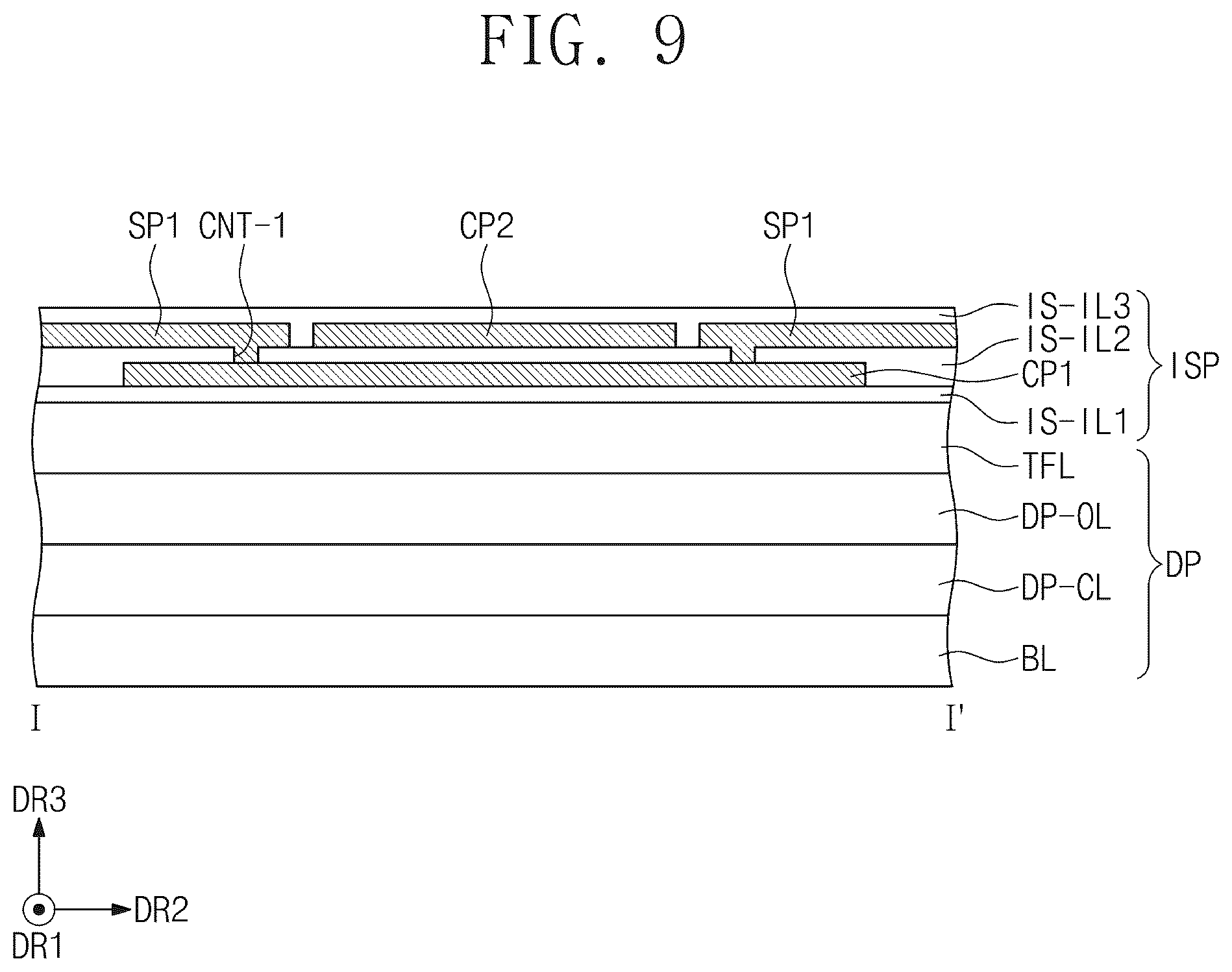 Patent US12317726 Figure 11 – Electronic device comprising display panel and input sensor