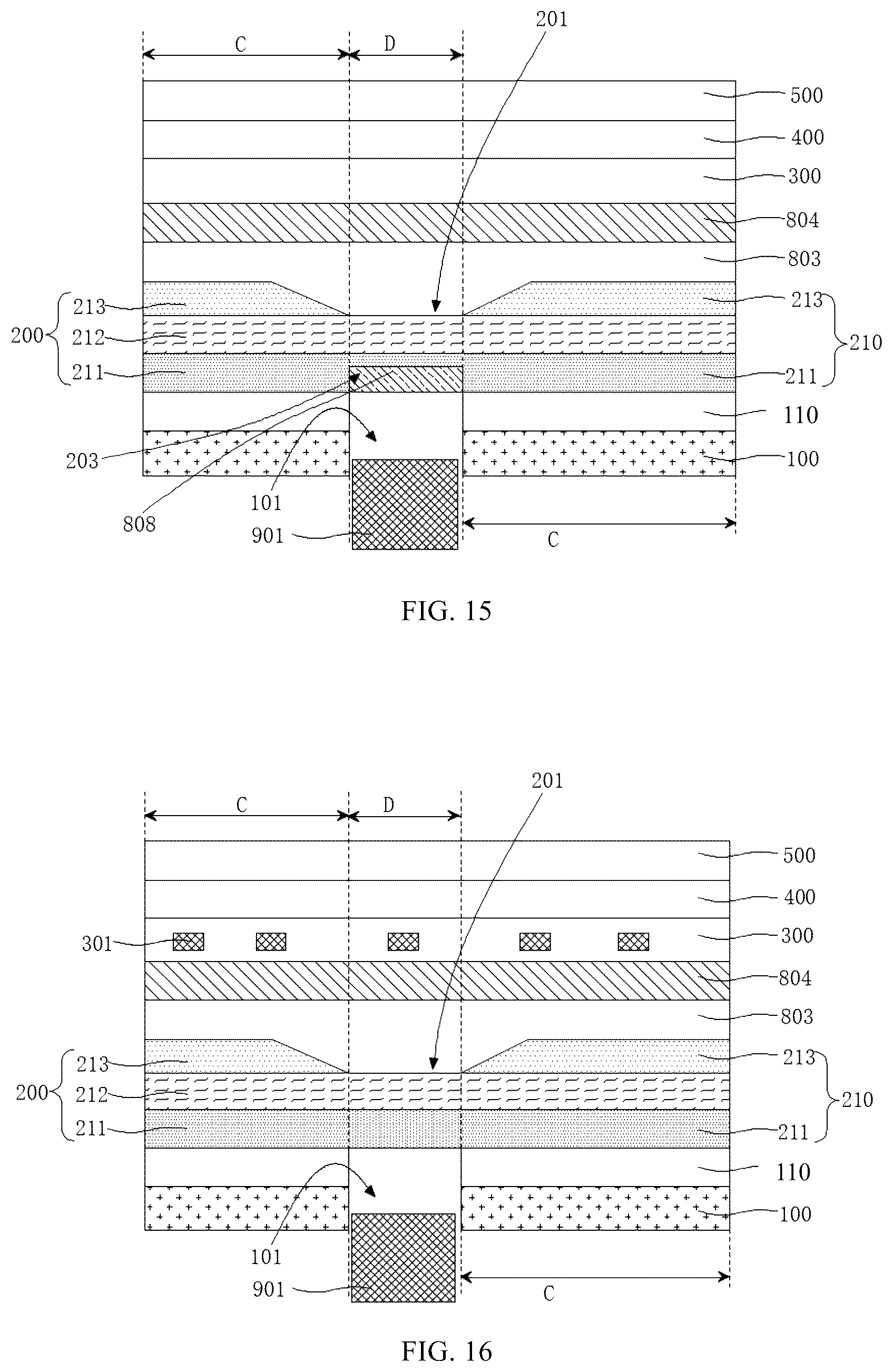 Patent US12317728 Figure 8 – Display panel and display device for increased transmittance