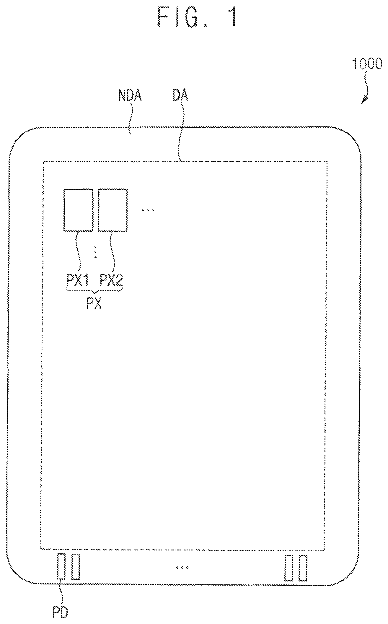 Patent US12317730 Figure 1 – Display device