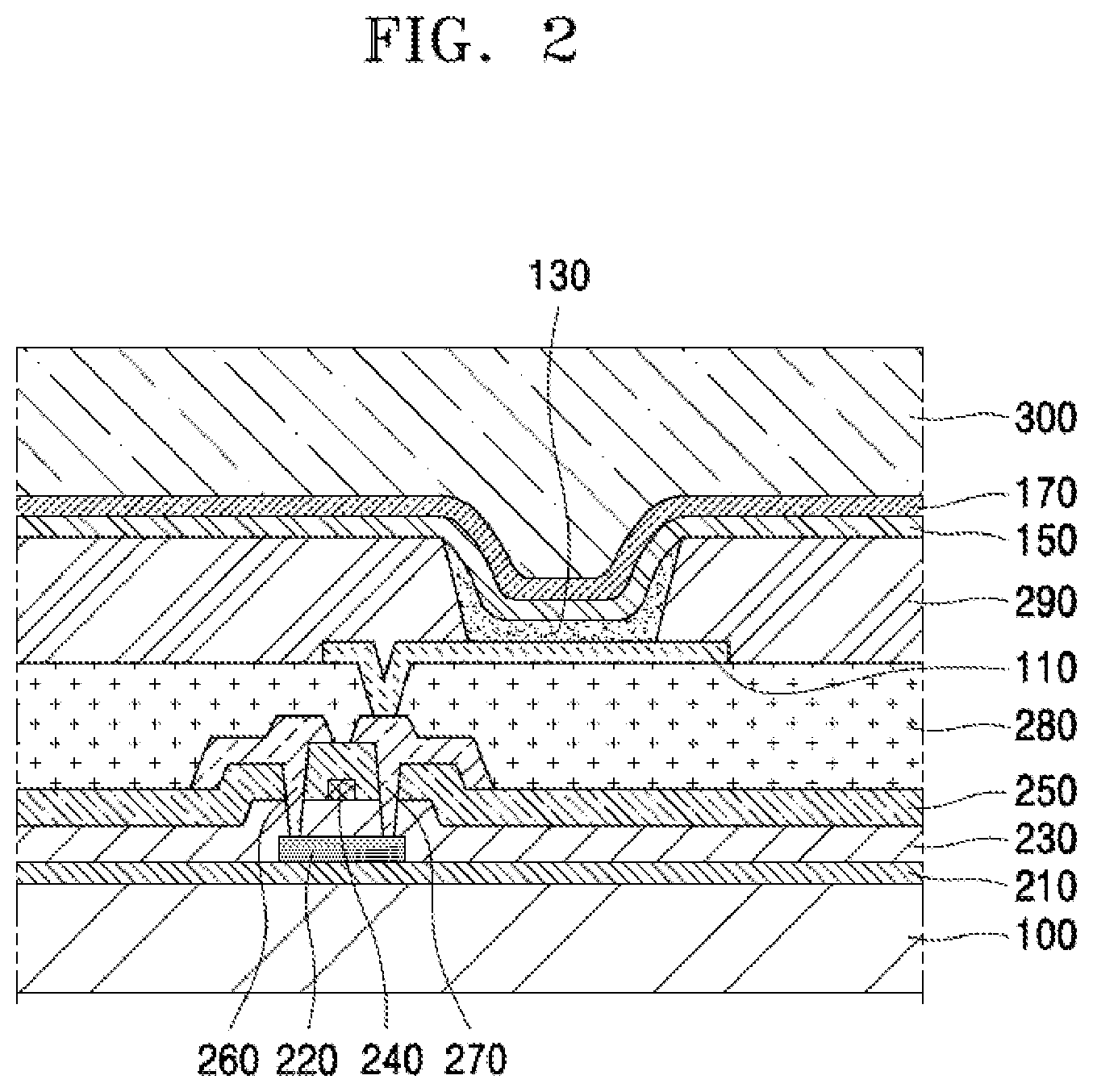 Patent US12317739 Figure 2 – Condensed cyclic compound, light-emitting device including condensed cyclic compound, and electronic apparatus including light-emitting device