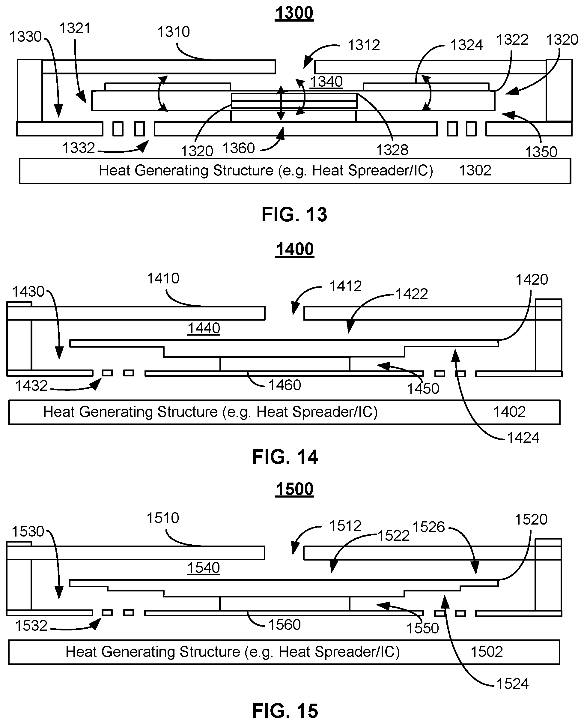 Patent US12317749 Figure 9 – Actuator designs for MEMS-based active cooling