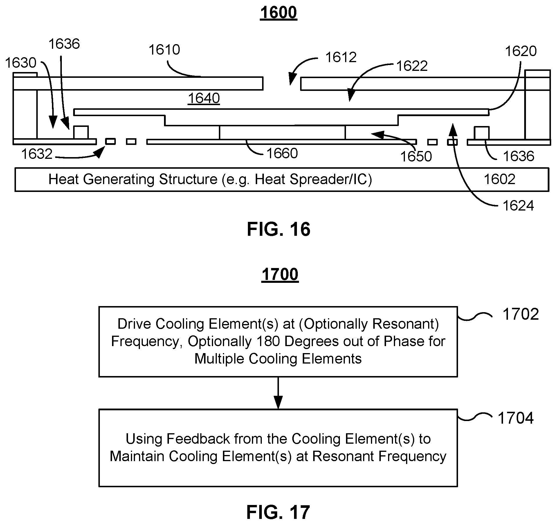 Patent US12317749 Figure 10 – Actuator designs for MEMS-based active cooling