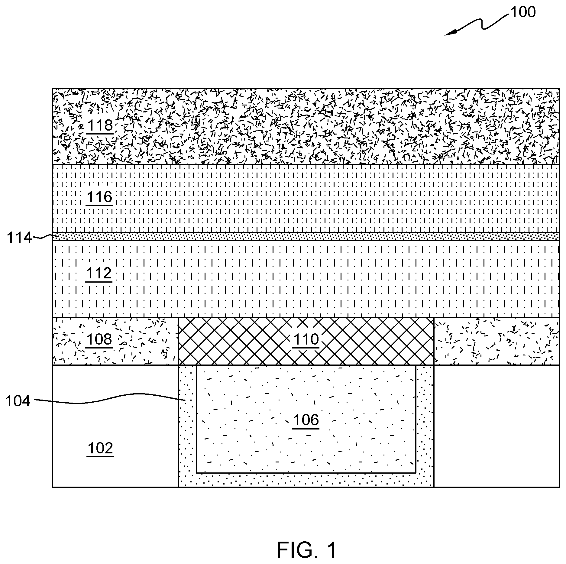Patent US12317752 — MRAM structure with multilayer encapsulation — Figure 1