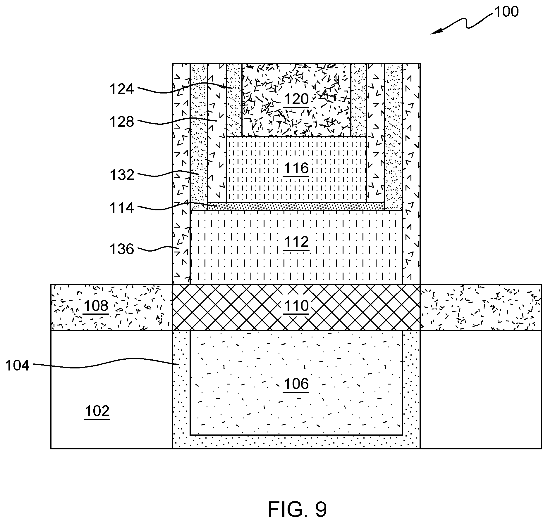 Patent US12317752 Figure 9 – MRAM structure with multilayer encapsulation