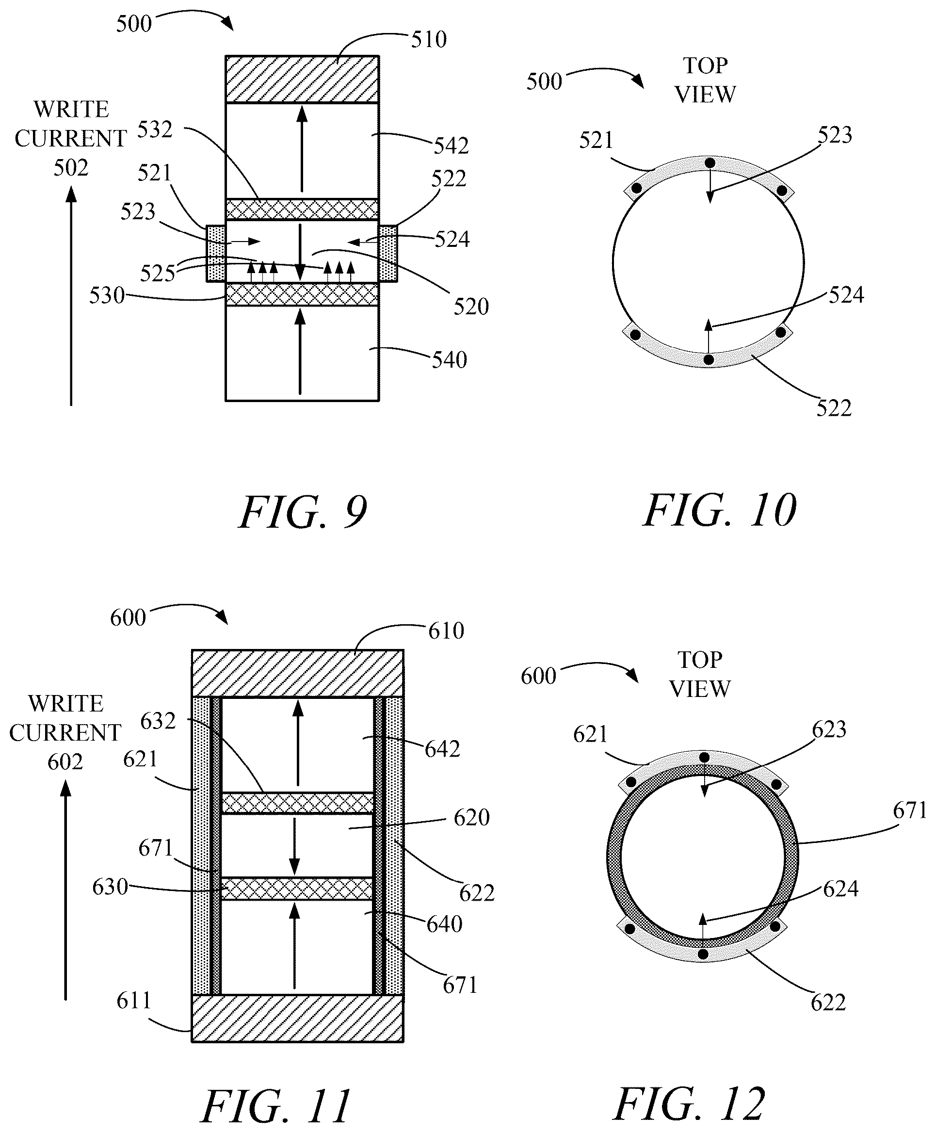 Patent US12317753 Figure 3 – Magnetic memory using spin-orbit torque