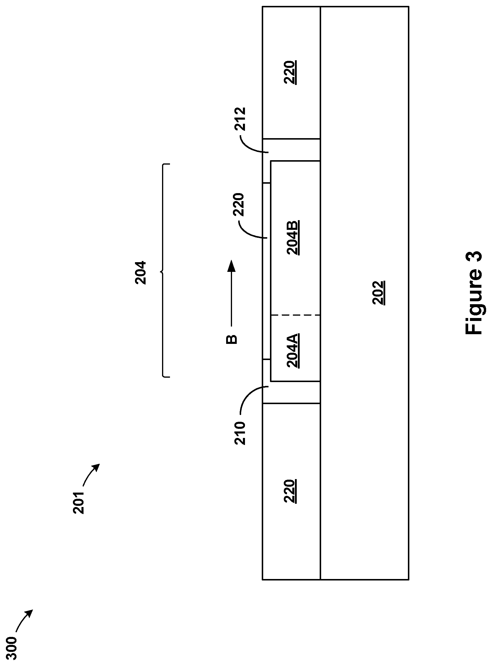 Patent US12317760 Figure 3 – Crossbar memory array in back end of line