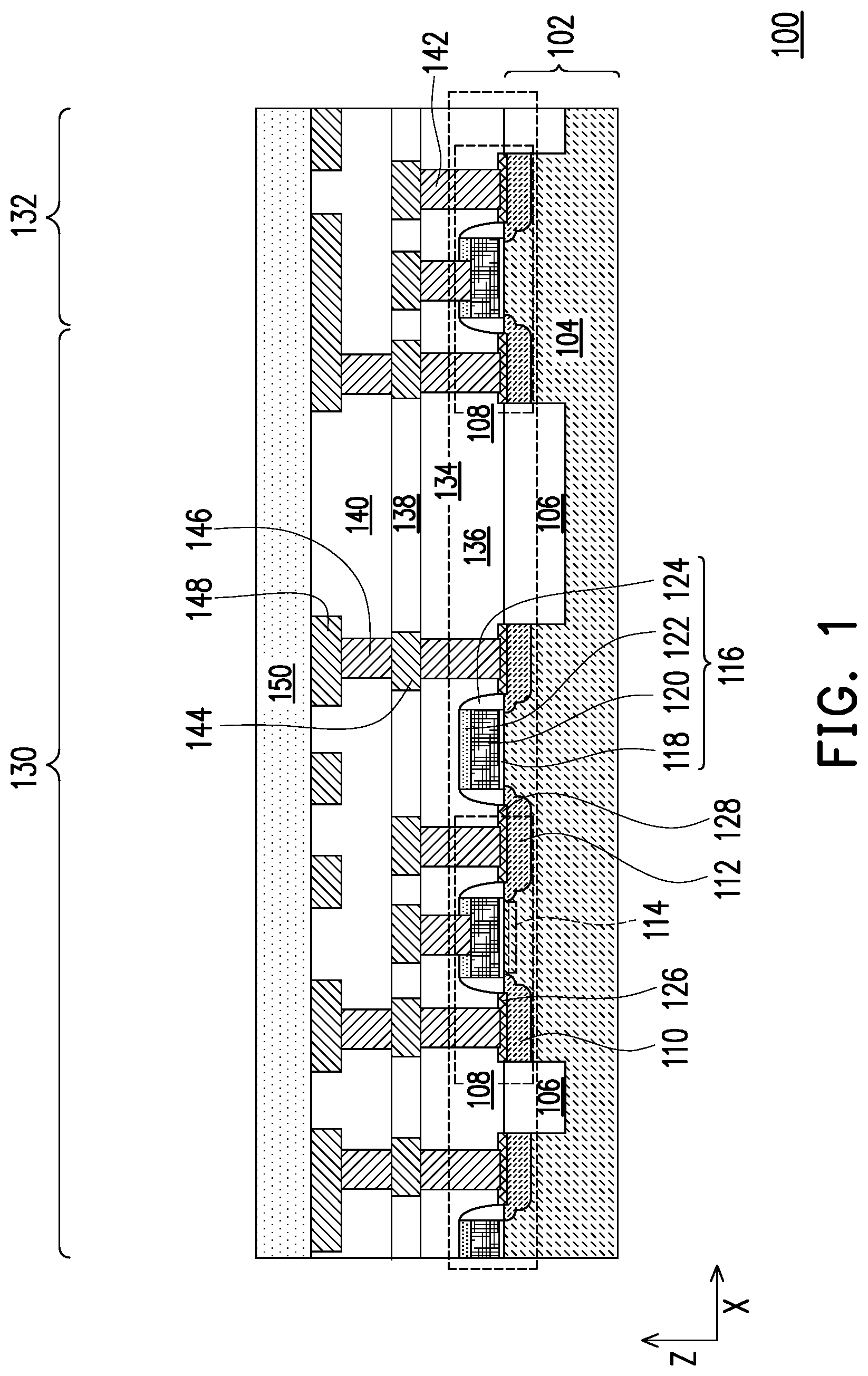 Patent US12317761 Figure 1 – Phase-change memory device and method for fabricating the same
