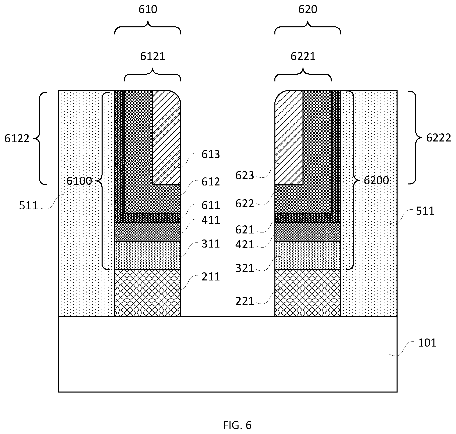 Patent US12317762 Figure 6 – Vertical phase change memory device