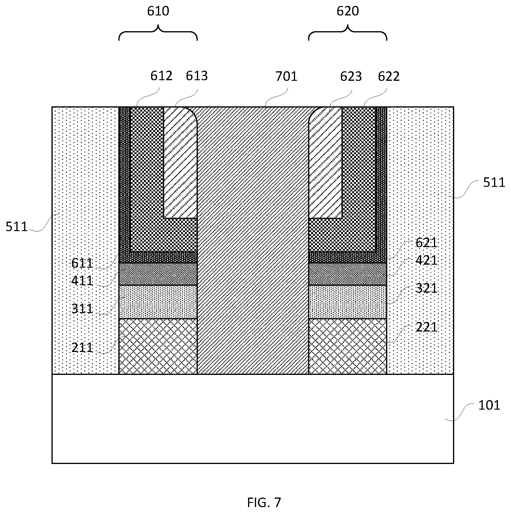 Patent US12317762 Figure 7 – Vertical phase change memory device