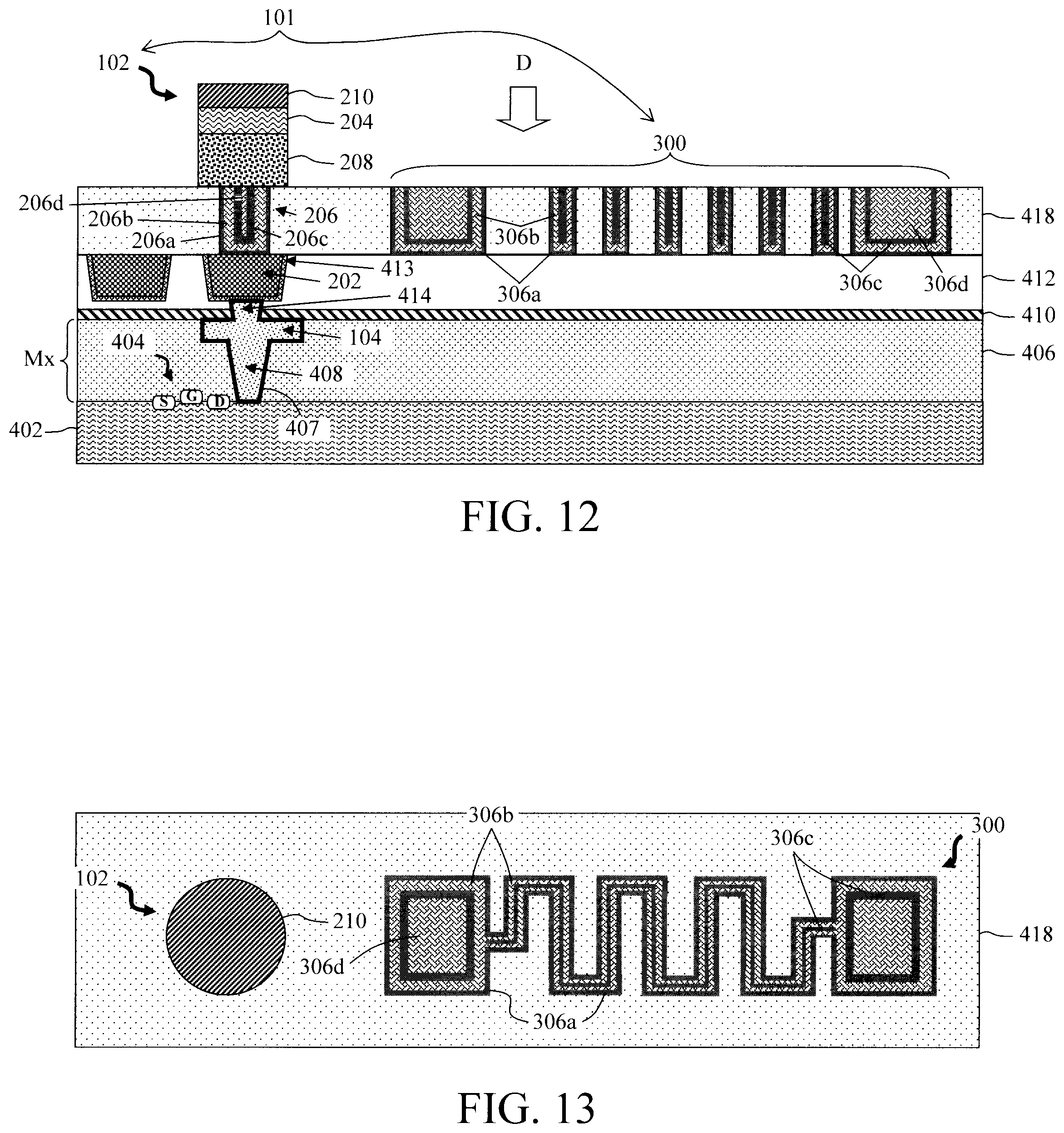 Patent US12317764 Figure 8 – Uniform voltage drop in arrays of memory devices
