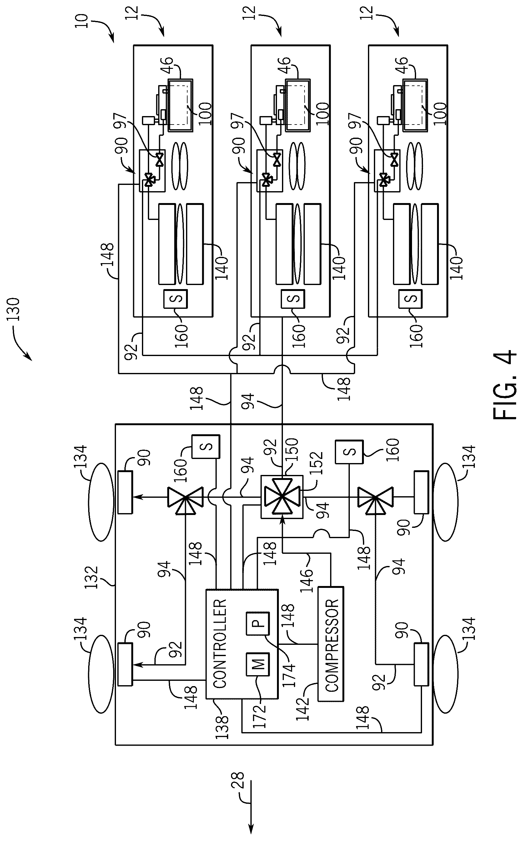 Patent US12317766 Figure 4 – Central press wheel inflation system