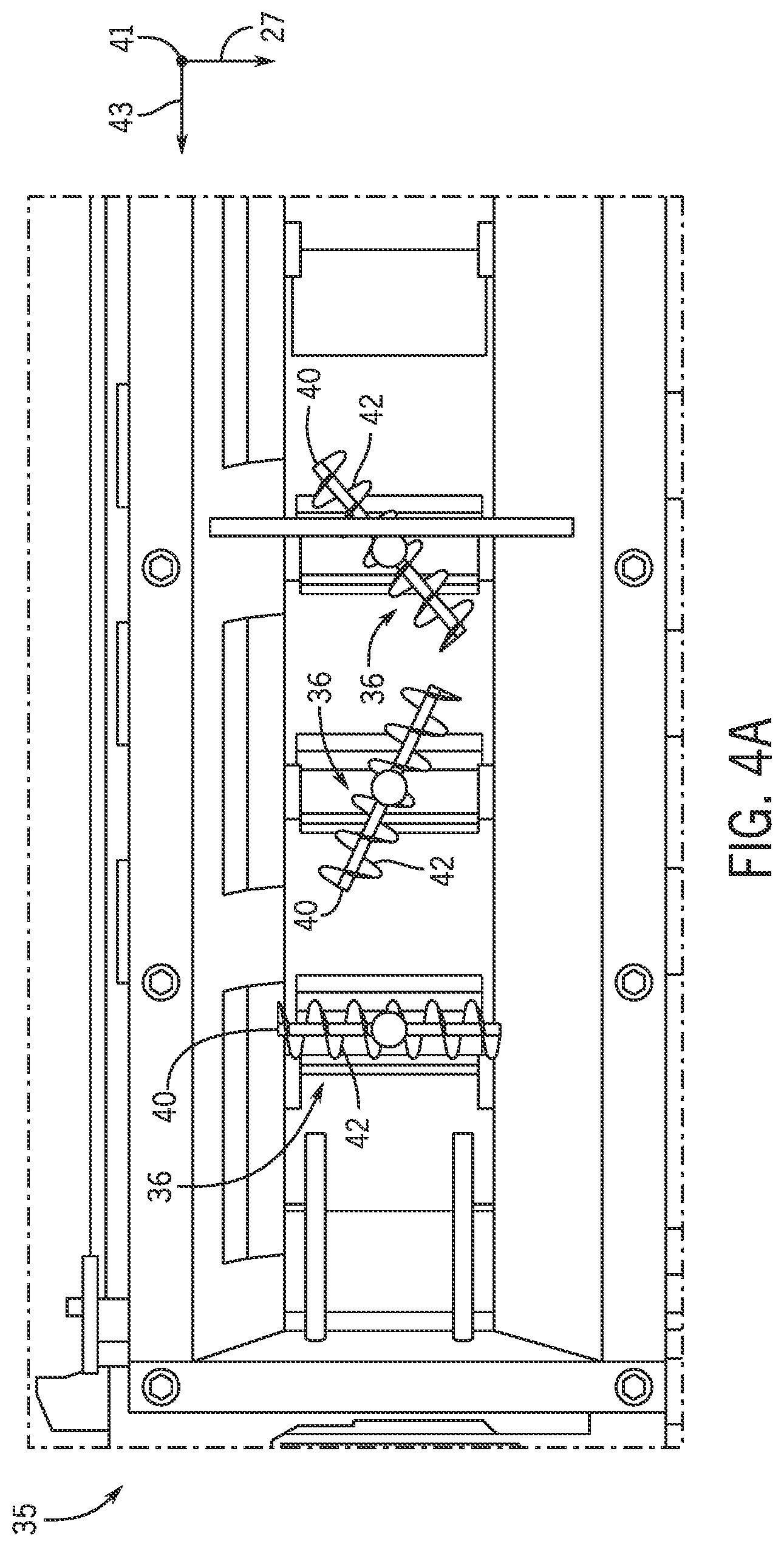 Patent US12317771 Figure 4 – Agitator drive system for a product metering system
