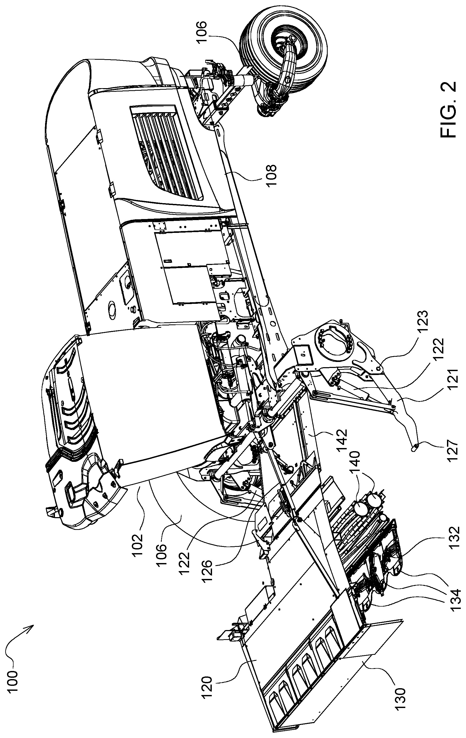 Patent US12317773 Figure 2 – Self-propelled agricultural harvester machine and header assembly control system