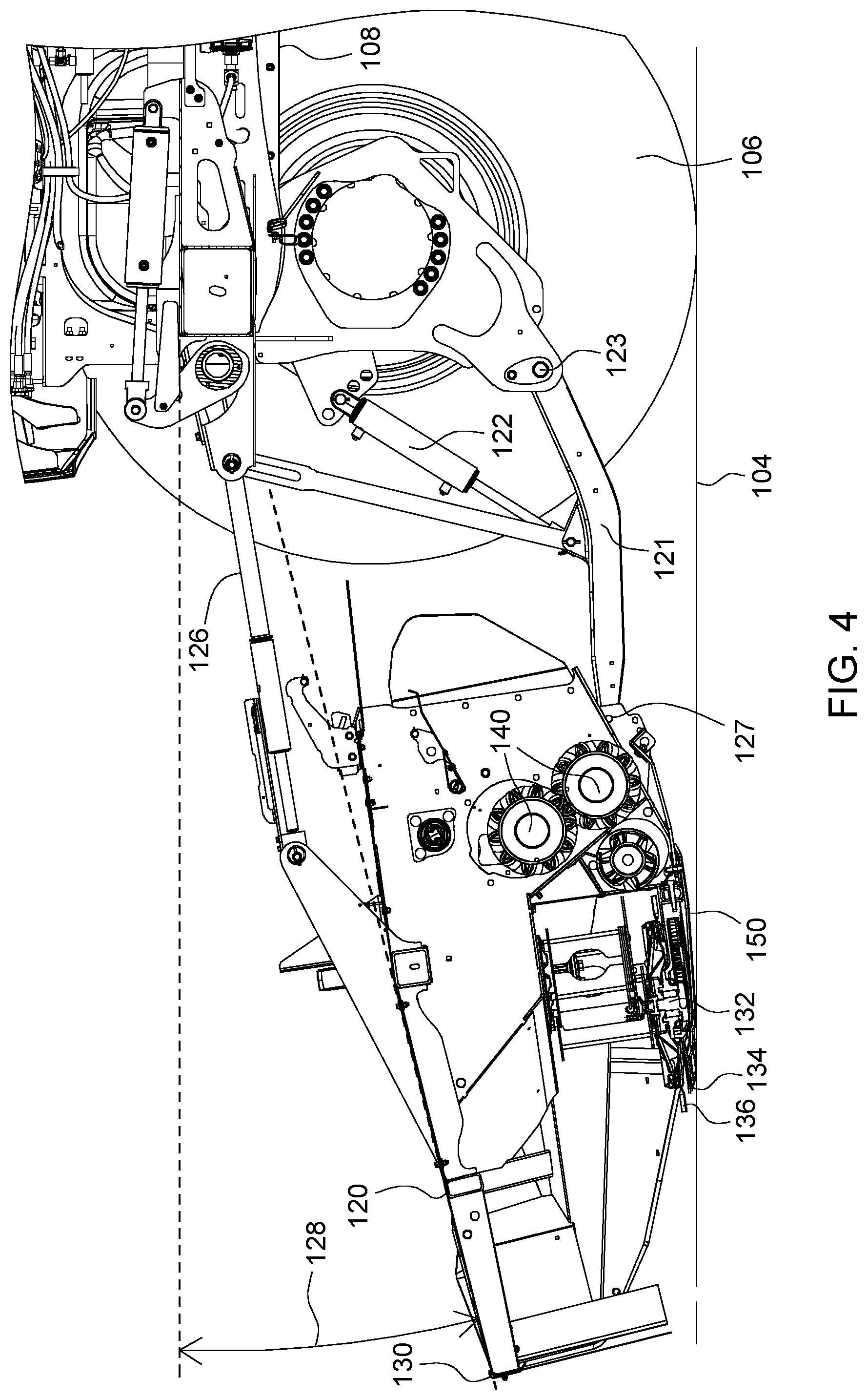 Patent US12317773 Figure 4 – Self-propelled agricultural harvester machine and header assembly control system