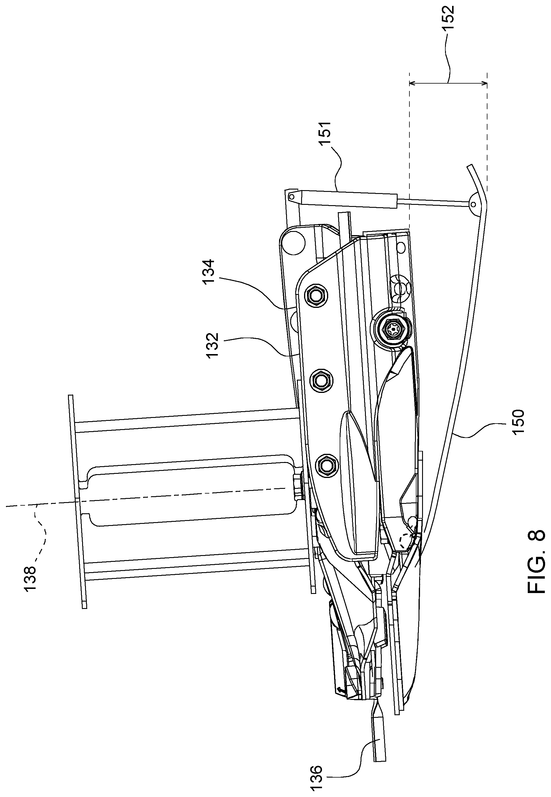 Patent US12317773 Figure 8 – Self-propelled agricultural harvester machine and header assembly control system