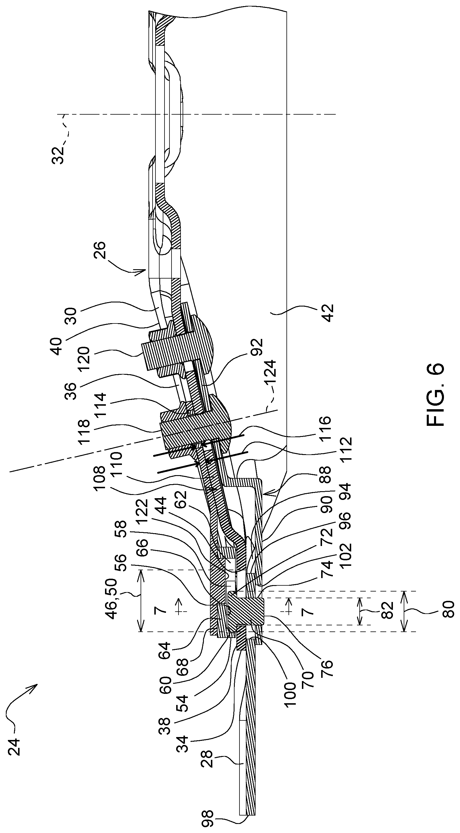 Patent US12317775 Figure 6 – Rotary mower system and method of attaching a knife to a mower disc thereof