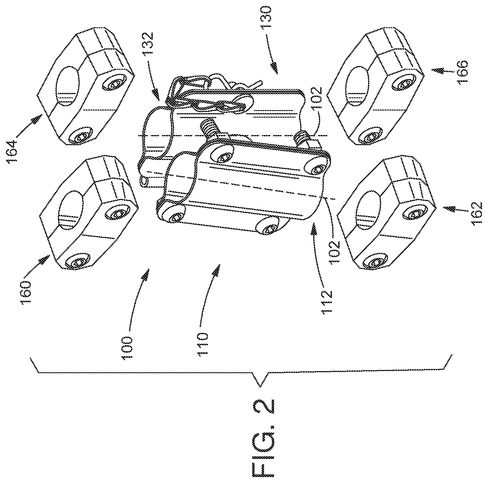 Patent US12317779 Figure 2 – Swivel coupling device for rakes and other yard tools